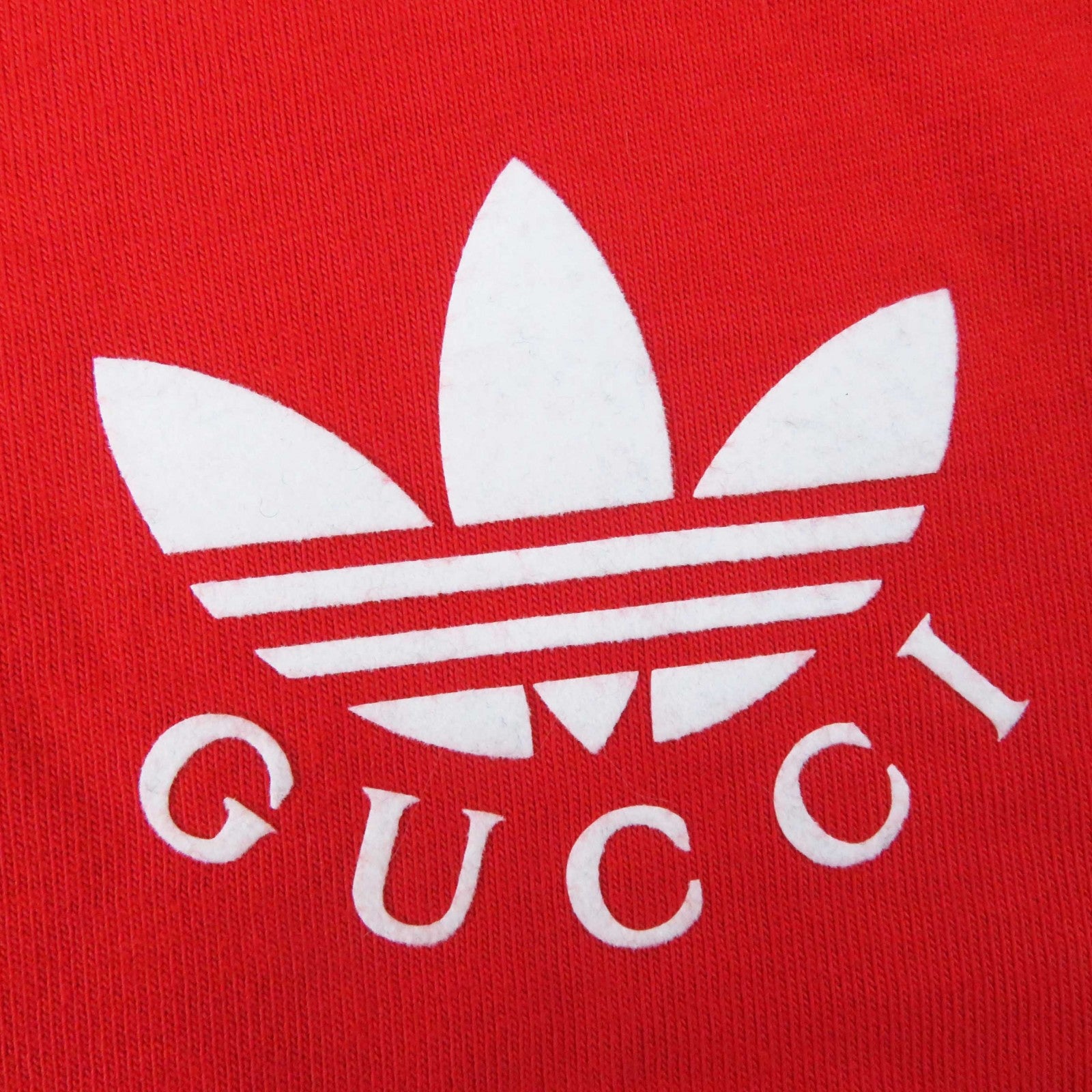 Gucci Adidas Cotton T-shirt Dress XS Red White