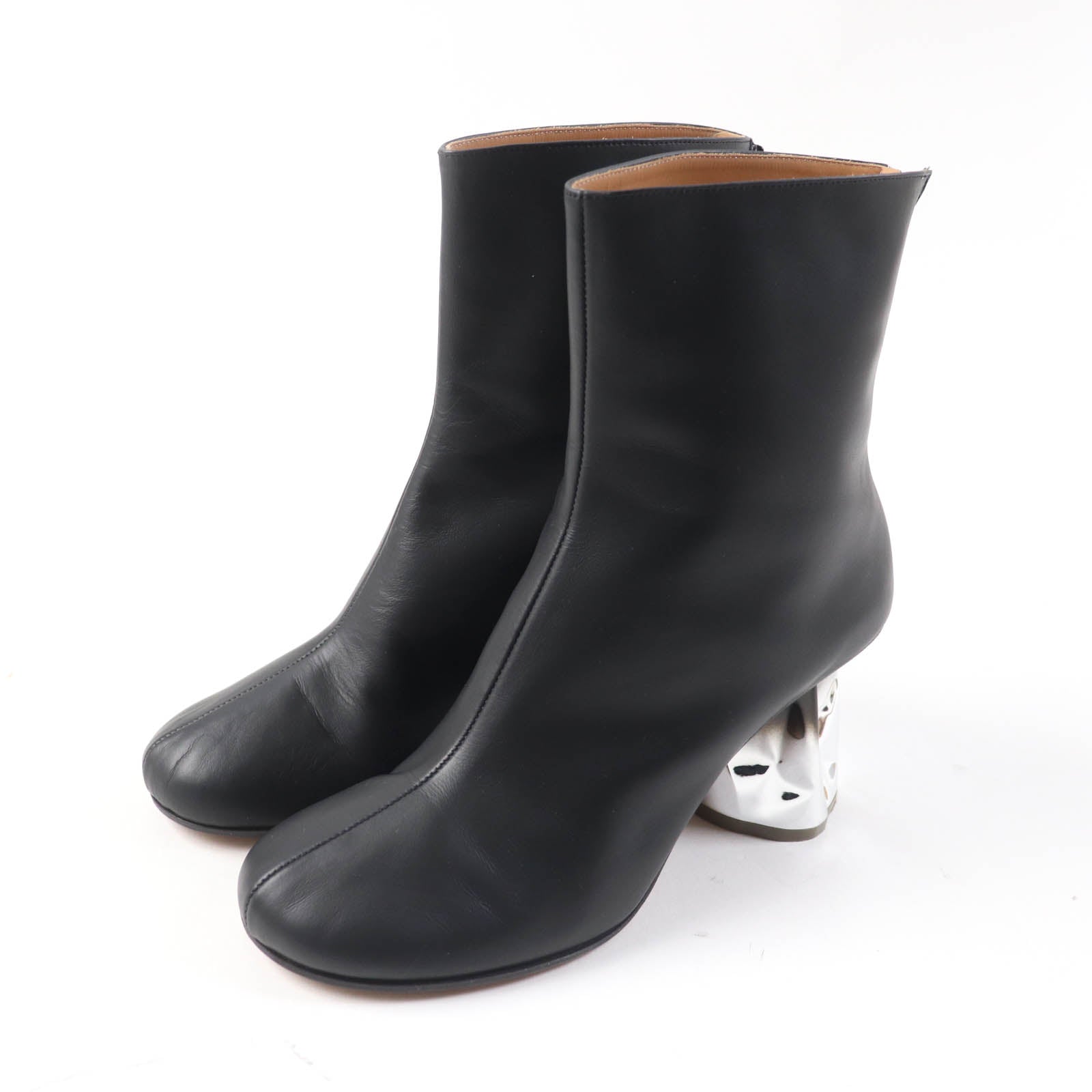 Maison Margiela Leather Ankle Boots Black