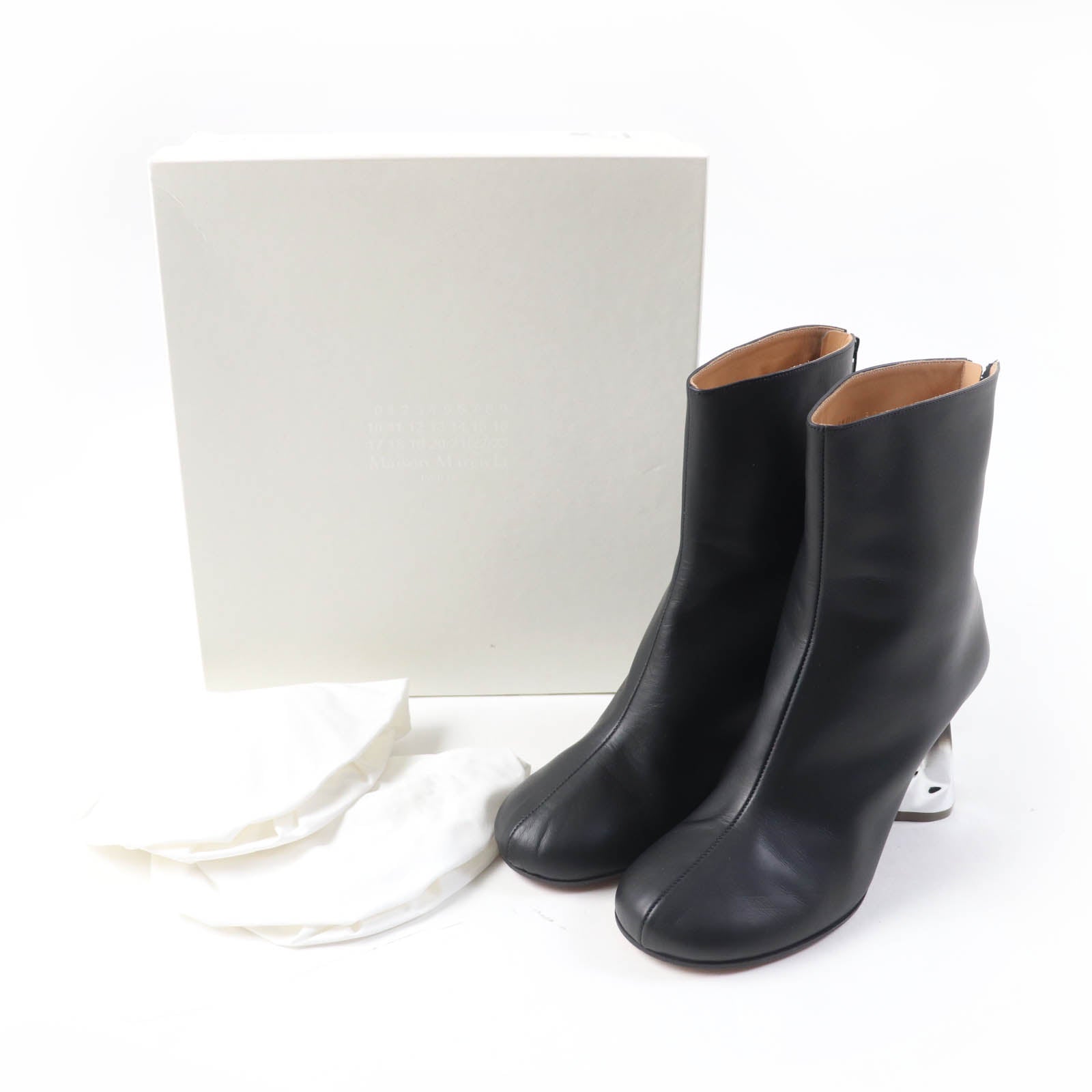 Maison Margiela Leather Ankle Boots Black