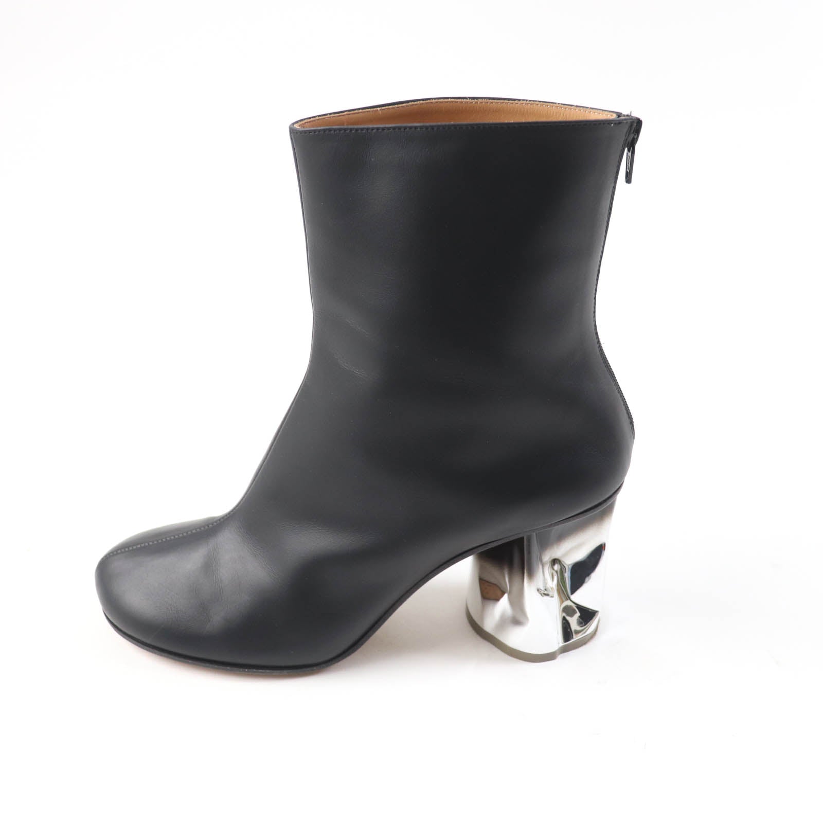 Maison Margiela Leather Ankle Boots Black