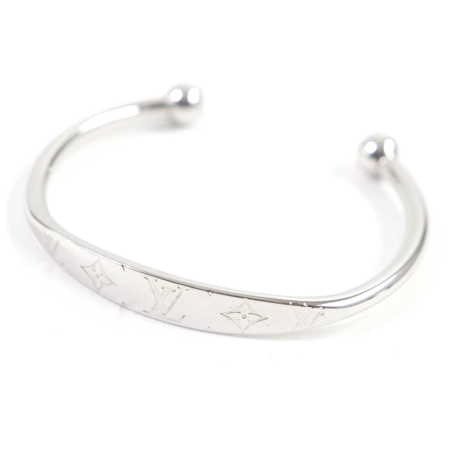 Louis Vuitton Monogram Silver Bracelet M64839