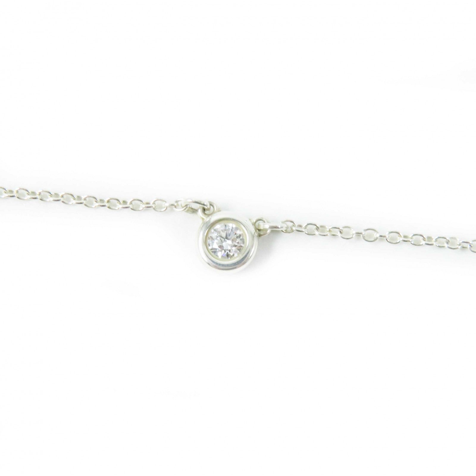 Tiffany & Co AG925 Diamond Necklace 0.05ct