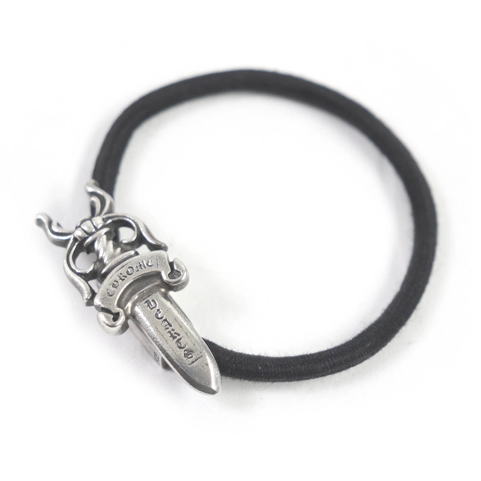 Chrome Hearts Silver Dagger Hair Tie