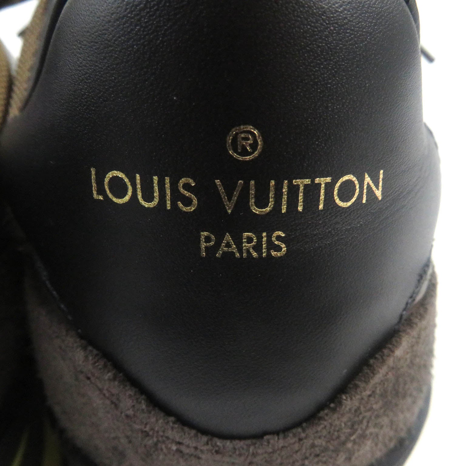 Louis Vuitton Suede Leather Low Sneakers Brown