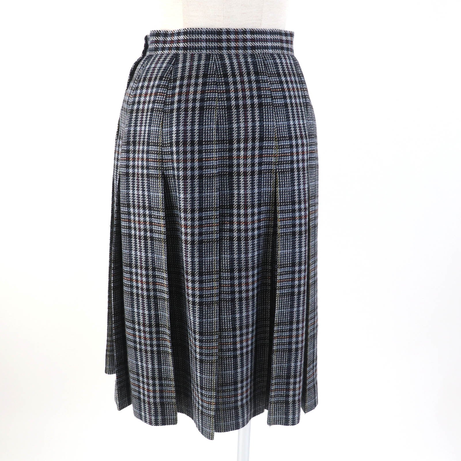 Dior Check Pattern Padded Jacket & Wrap Skirt S/M