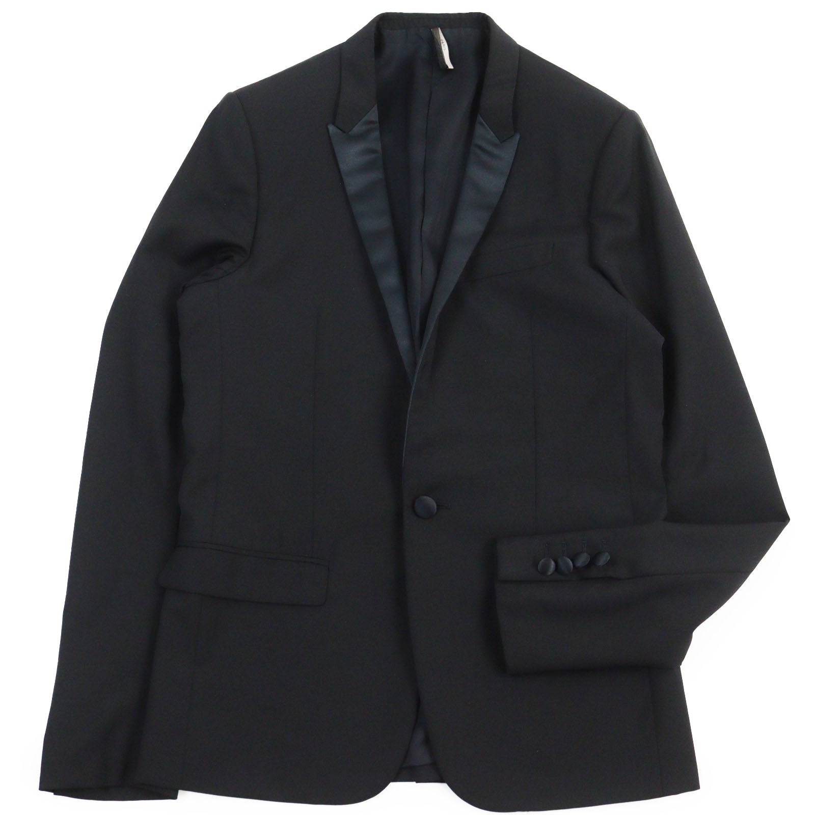 Dior Wool Smoking Jacket Black 44