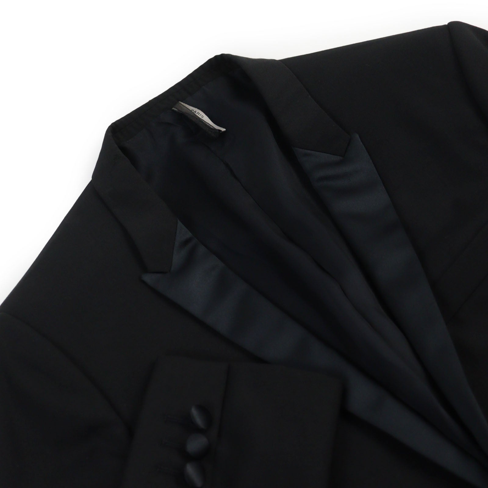 Dior Wool Smoking Jacket Black 44