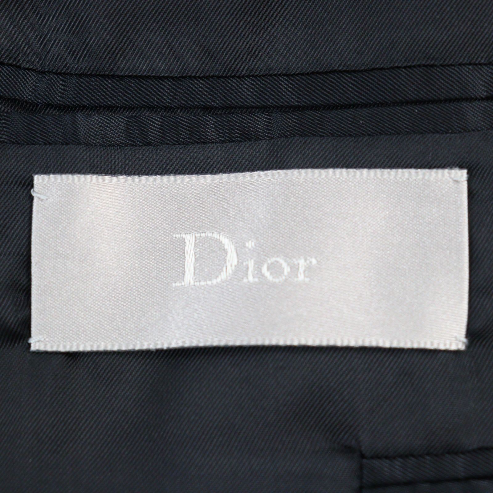 Dior Wool Smoking Jacket Black 44