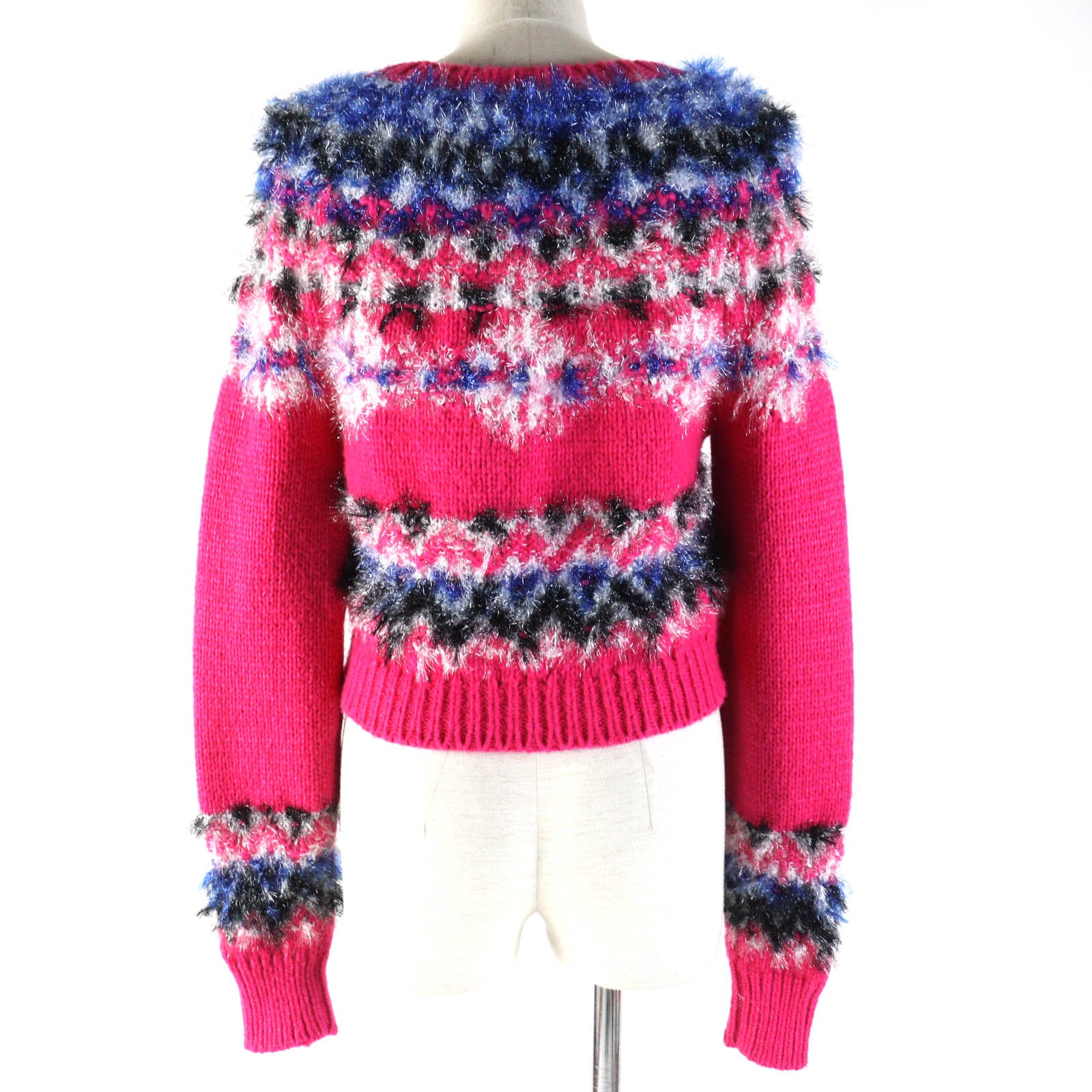 Chanel Cashmere Polyamide Silk COCO Mark Rhinestone Knit