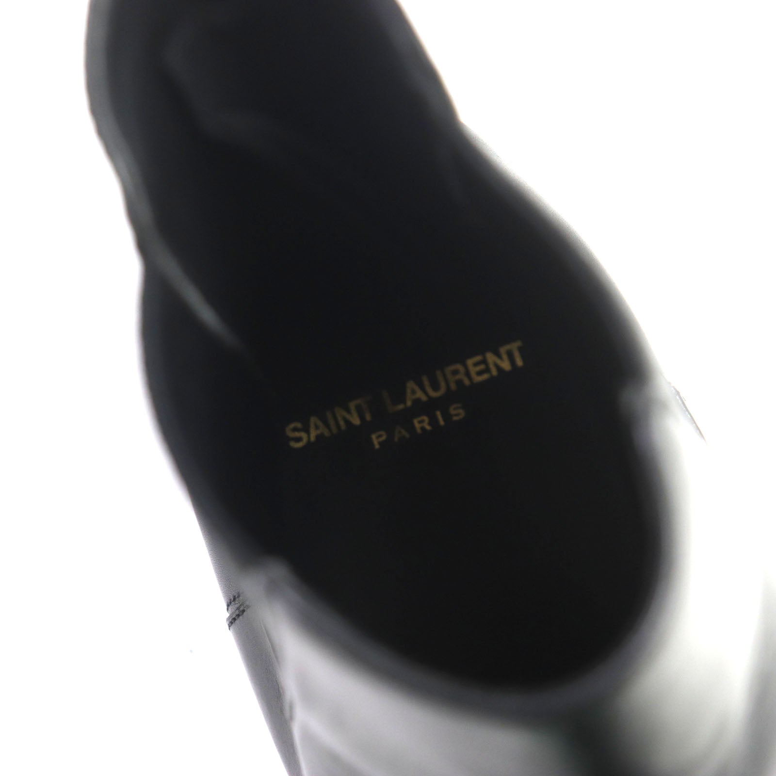 Saint Laurent WYATT30 Chelsea Boot Leather Black