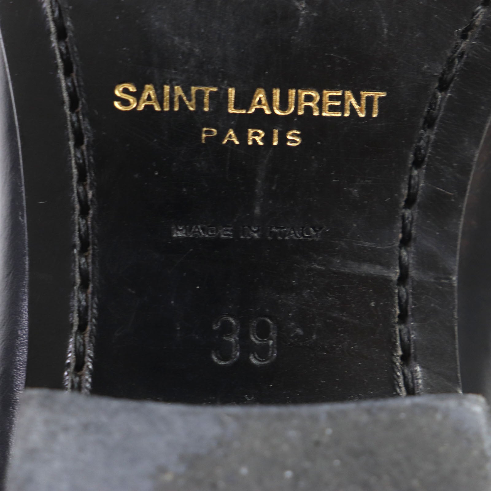 Saint Laurent WYATT30 Chelsea Boot Leather Black