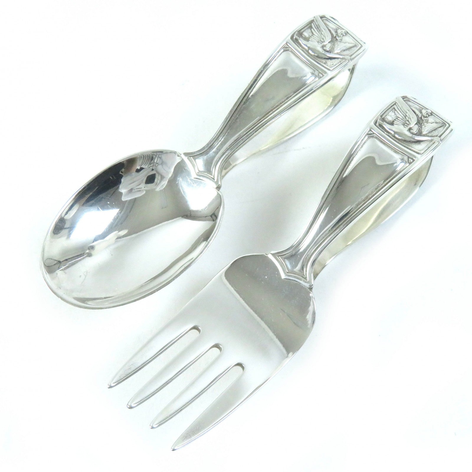 Tiffany & Co SV925 Baby Spoon Fork Set