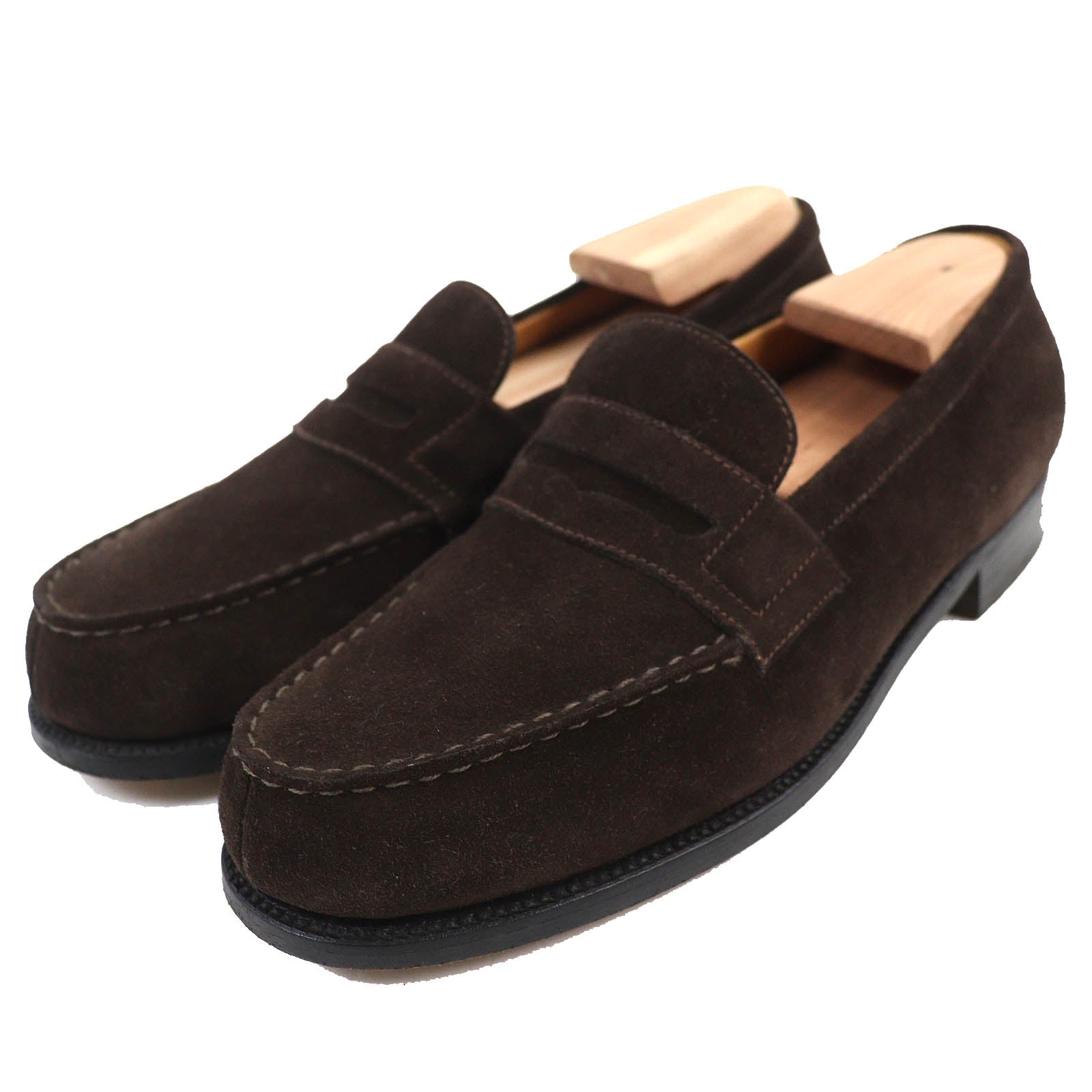 J.M WESTON 180 Suede Leather Loafers Women