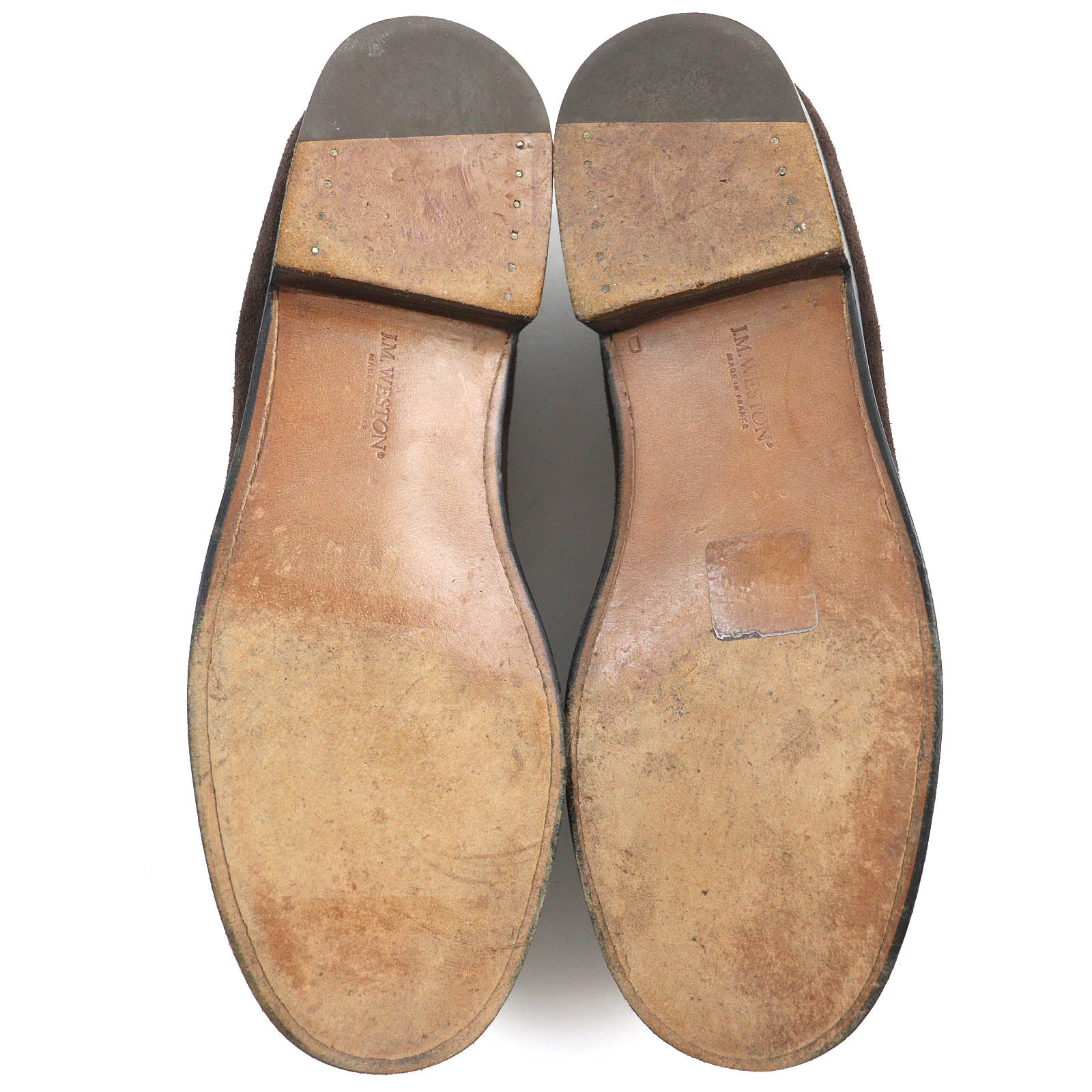 J.M WESTON 180 Suede Leather Loafers Women