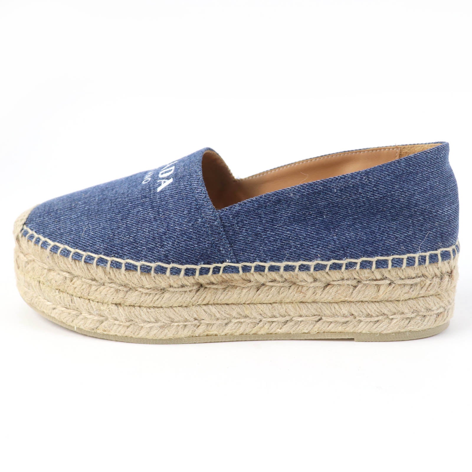 Prada Denim Espadrilles Slip-on Women