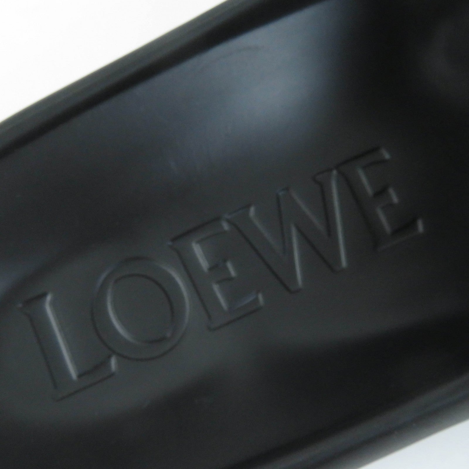 Loewe Bubble Foam Slide Rubber Sandals Black 37