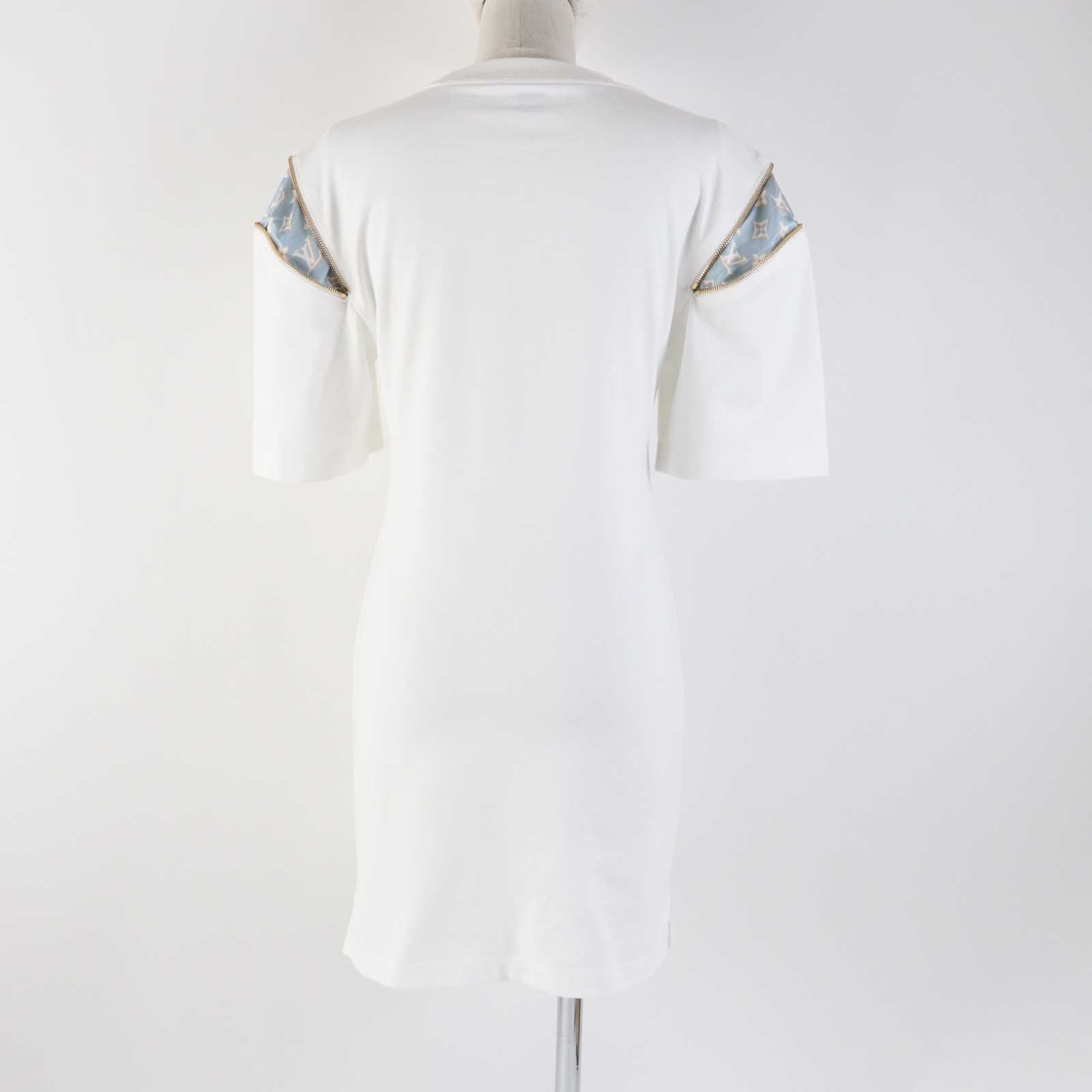 Louis Vuitton Cotton Silk Chain T-shirt Dress XXS