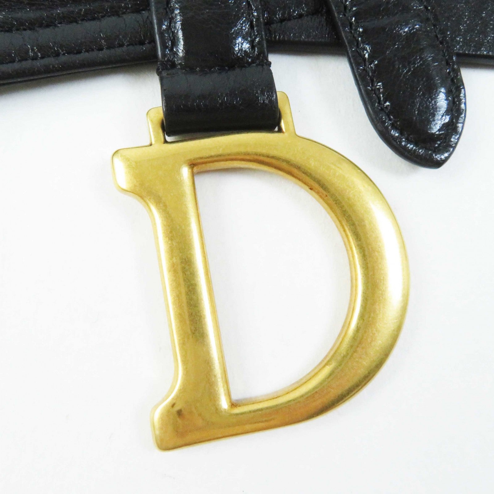 Dior Leather Belt with Saddle Pouch Waist Bag