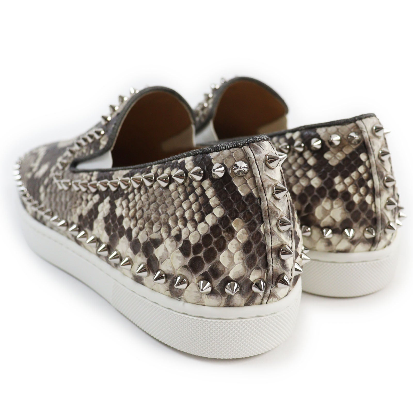 Christian Louboutin Python Slip-on Shoes