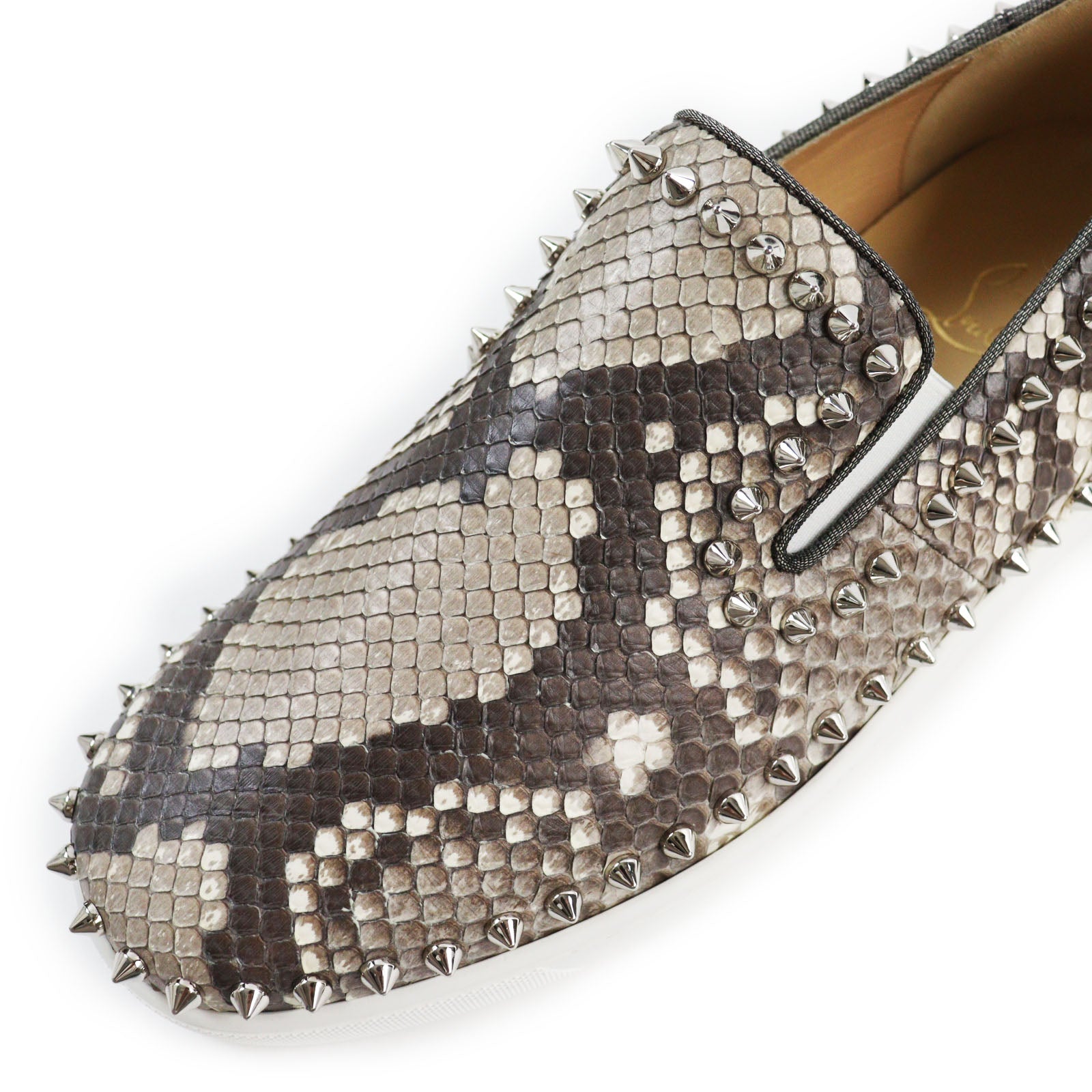 Christian Louboutin Python Slip-on Shoes