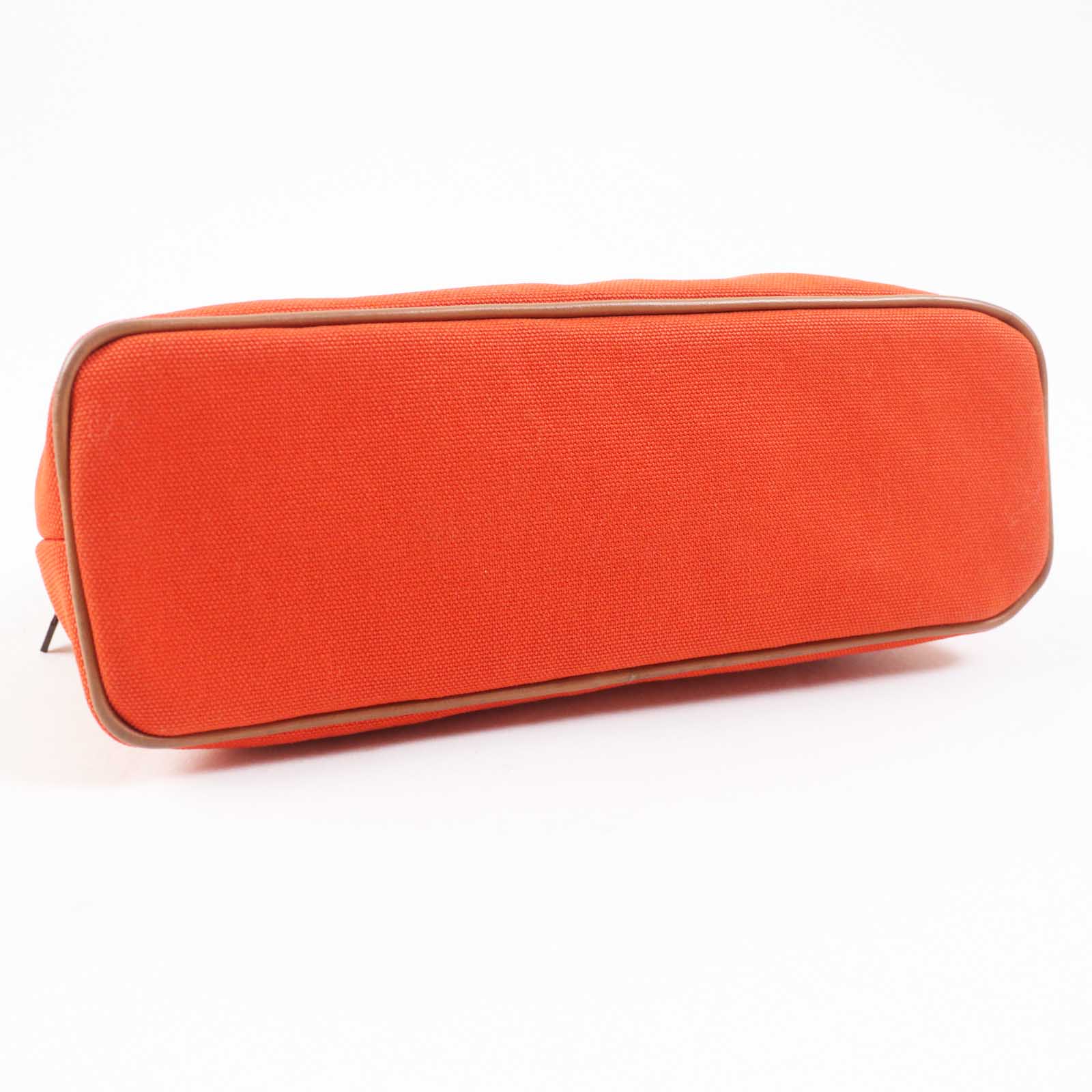 Hermes Bored Pouch MM Cotton Polyurethane Orange