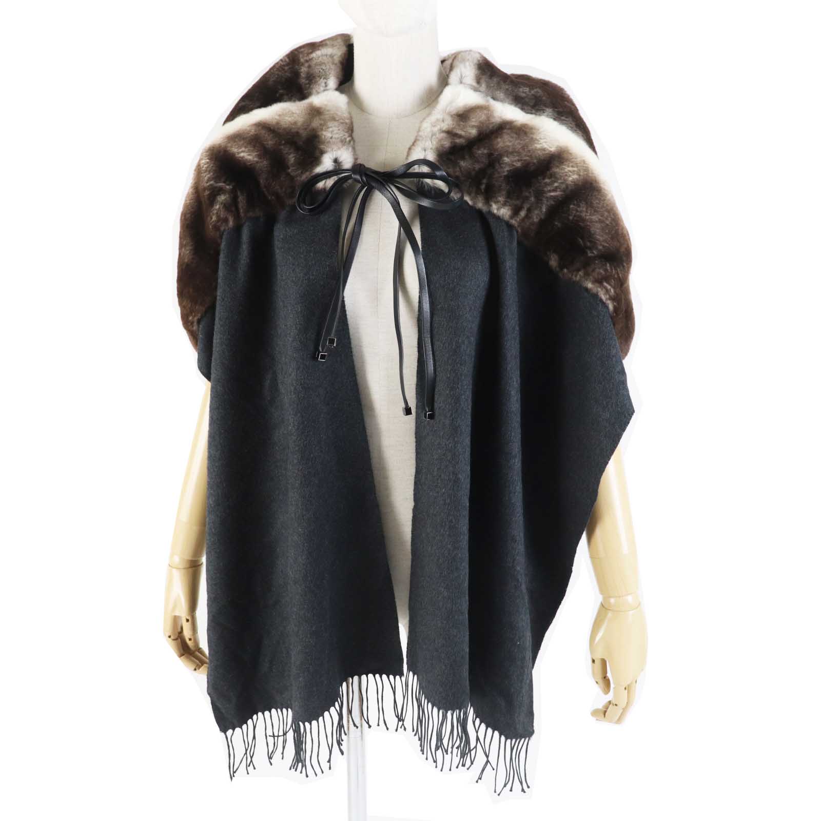 Fendi Lamb Leather Scarf FVG480