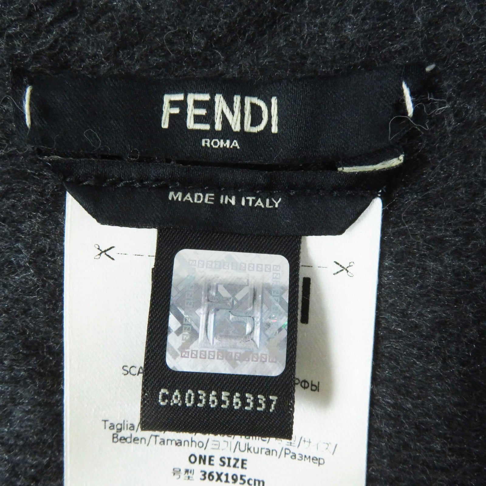 Fendi Lamb Leather Scarf FVG480