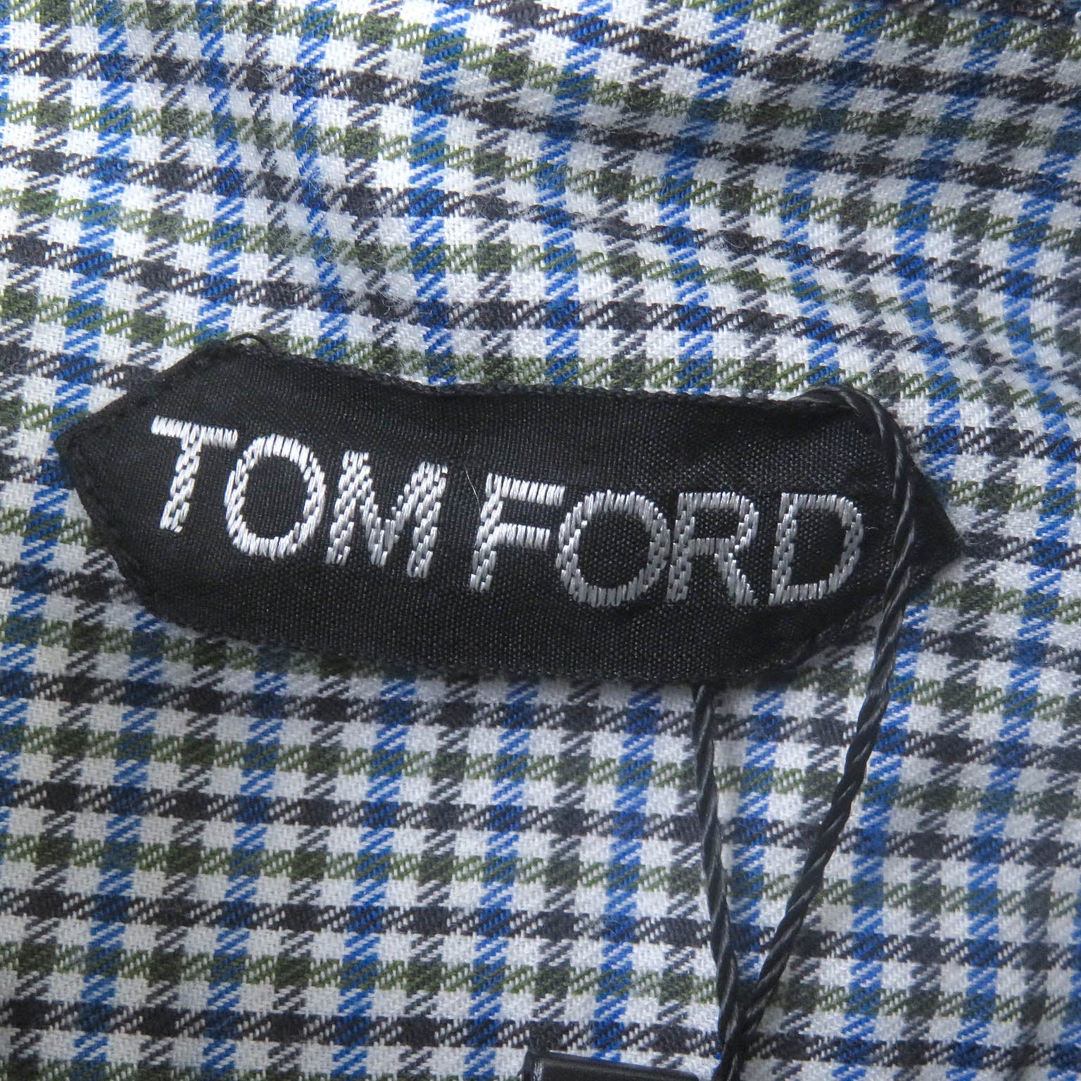 Tom Ford Cotton Check Shirt Set Multicolor