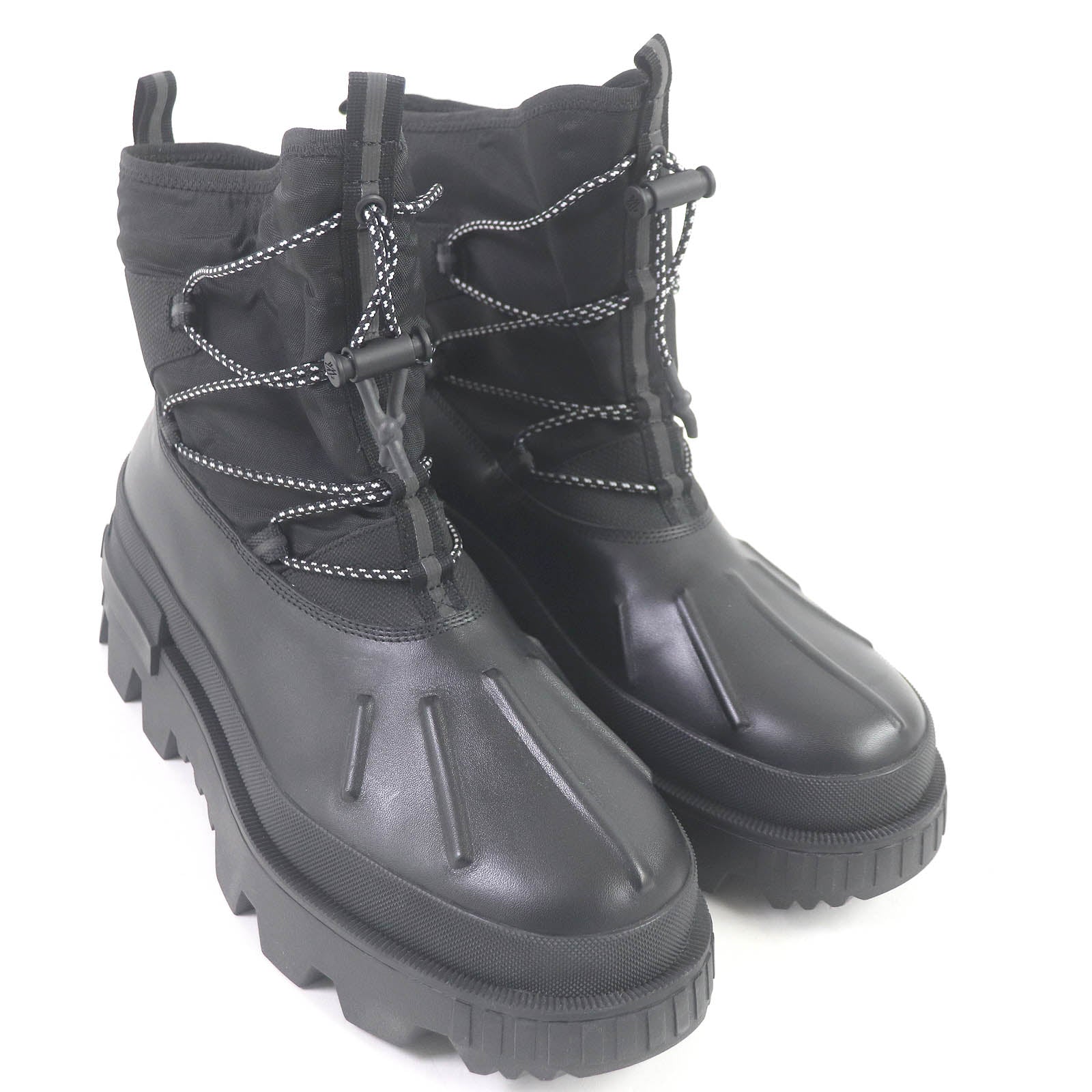 Moncler MALLARD Leather Trekking Boots Black