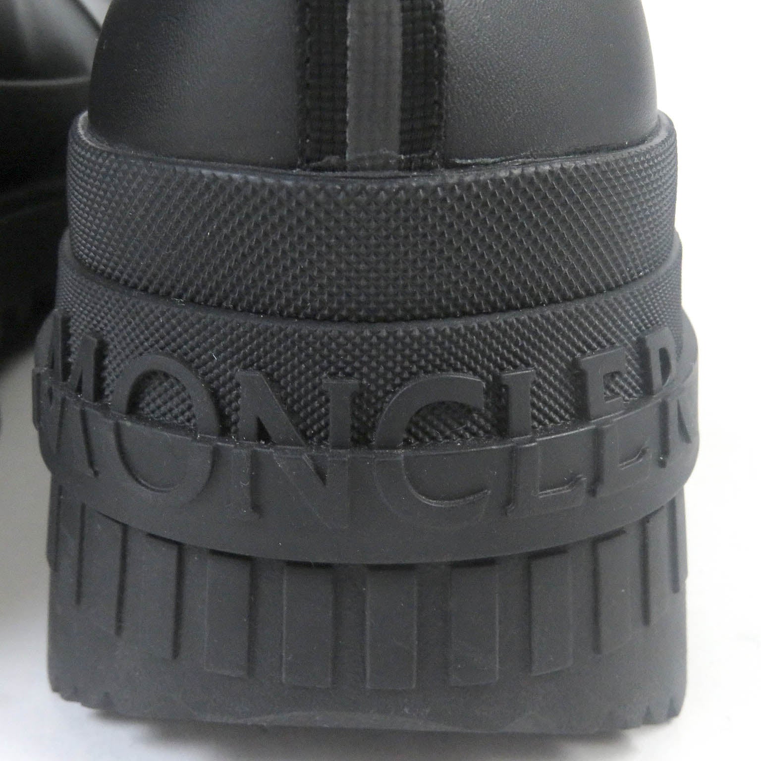 Moncler MALLARD Leather Trekking Boots Black