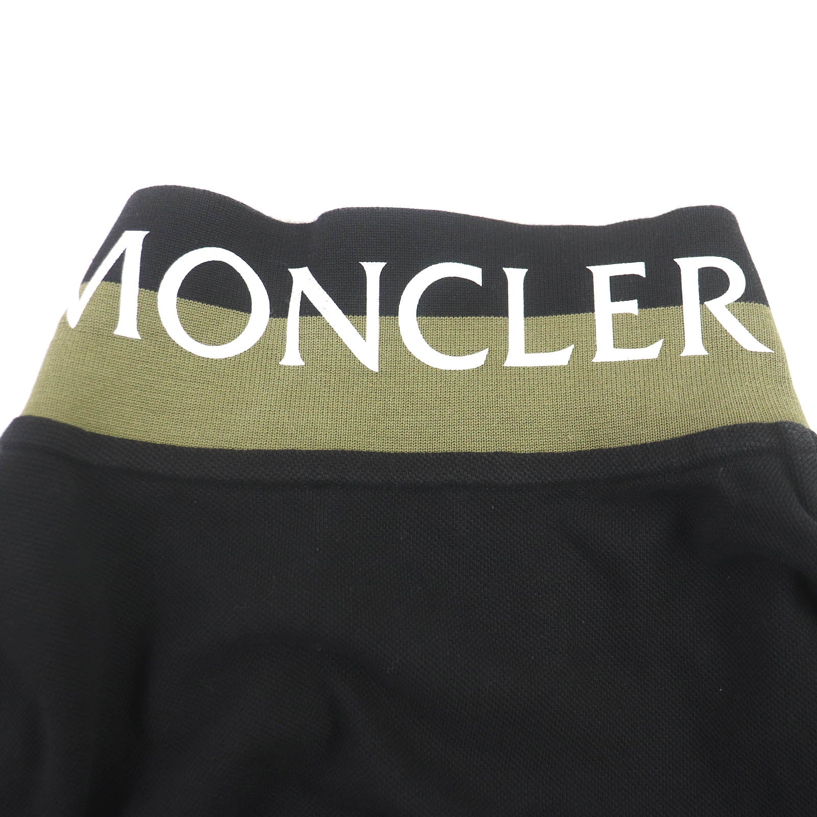 Moncler Cotton Polo Shirt Black XXXL