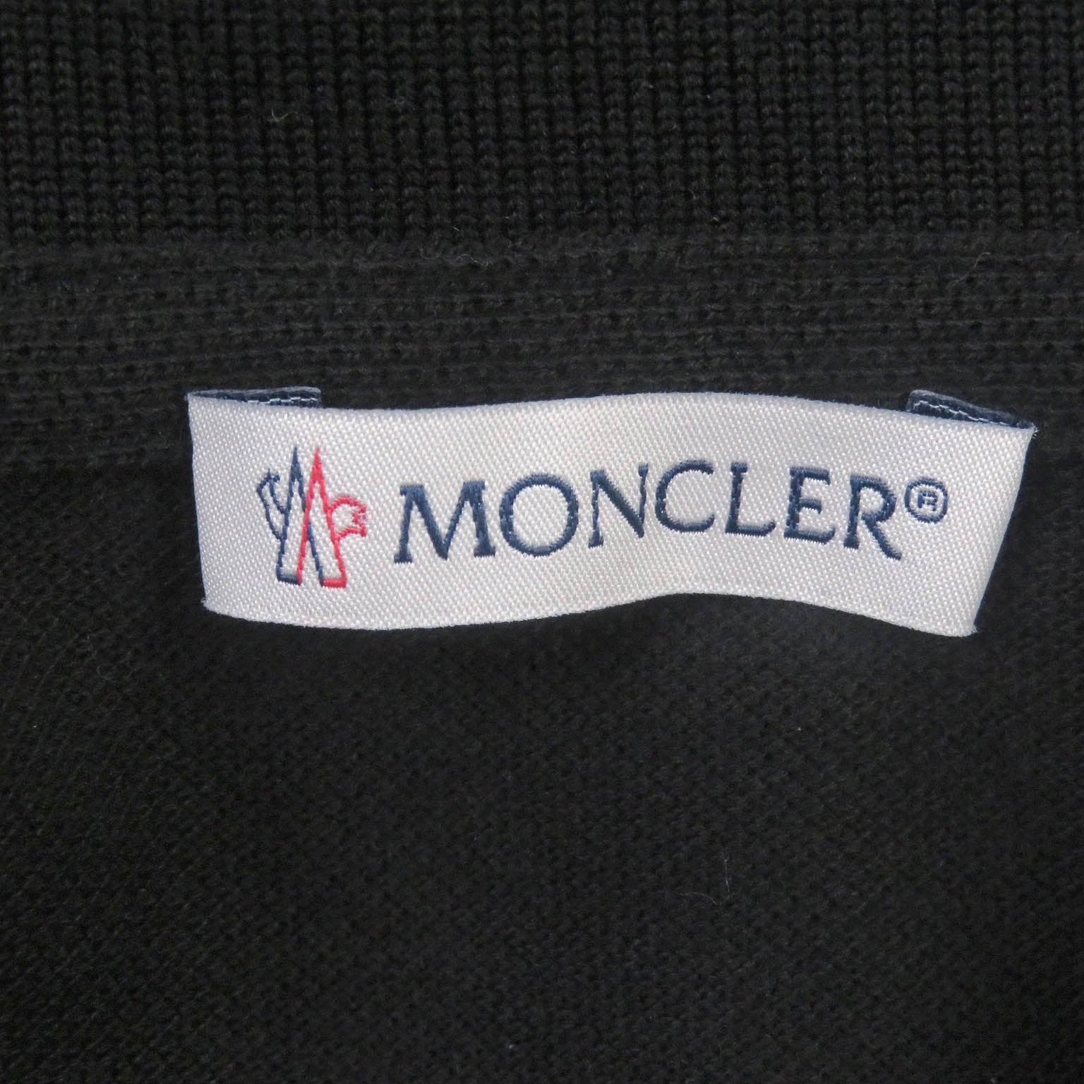 Moncler Cotton Polo Shirt Black XXXL