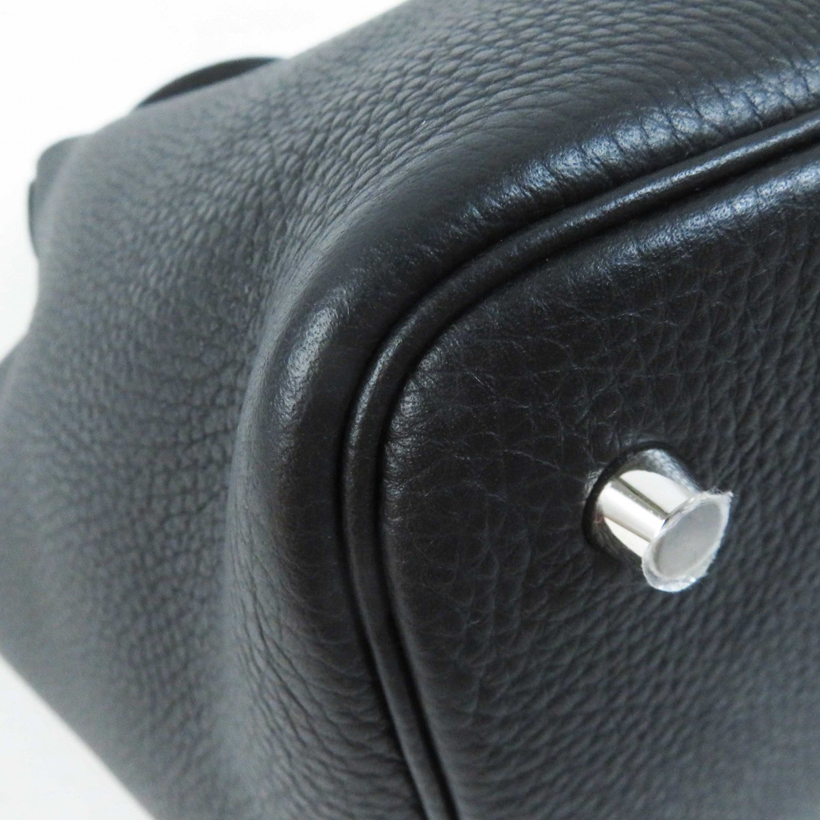 Hermes Picotan Lock MM Handbag Black