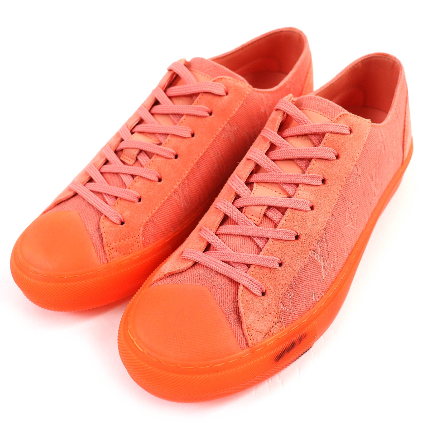 Louis Vuitton Suede Leather Monogram Sneakers