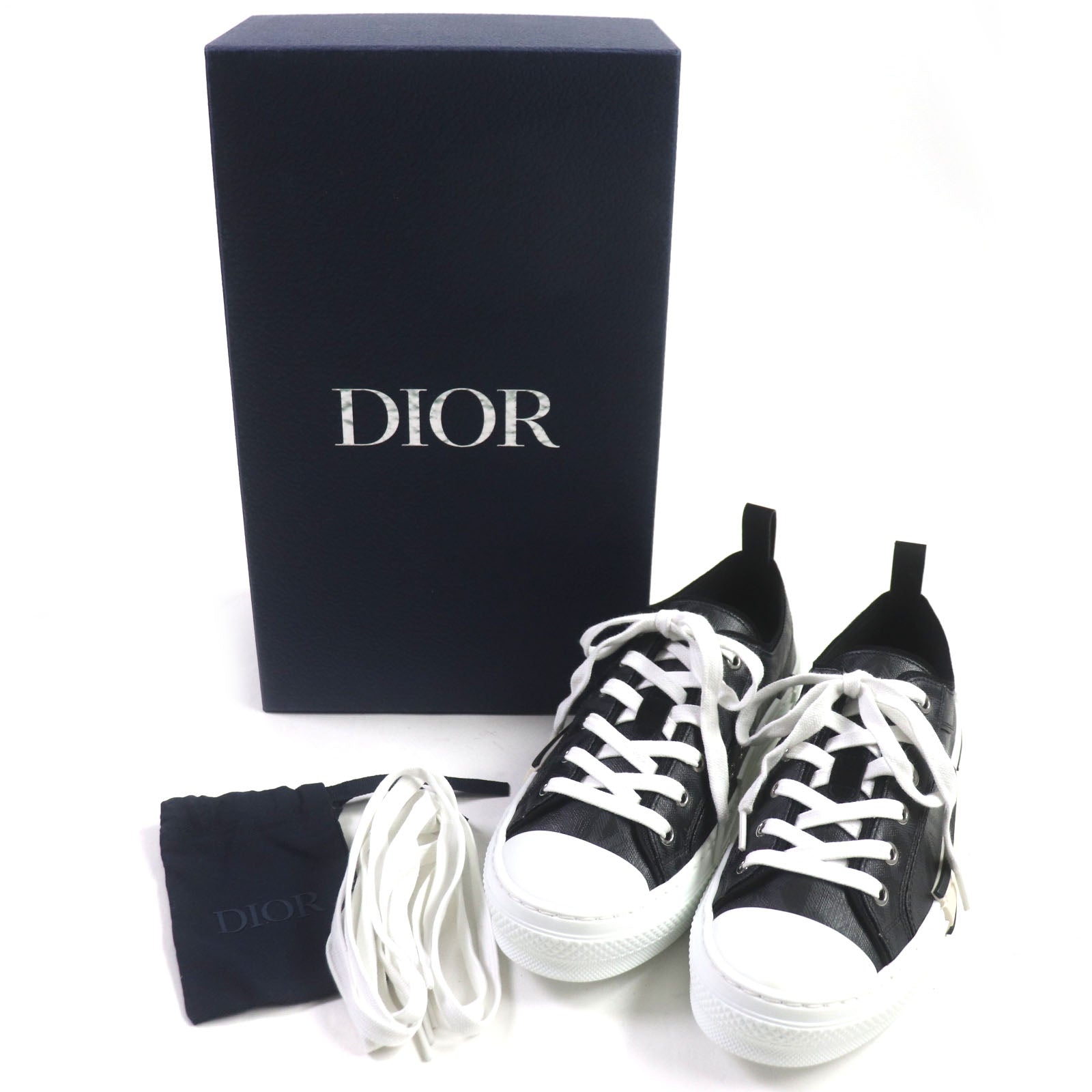 Dior B23 CD Diamond Canvas Low Top Sneakers