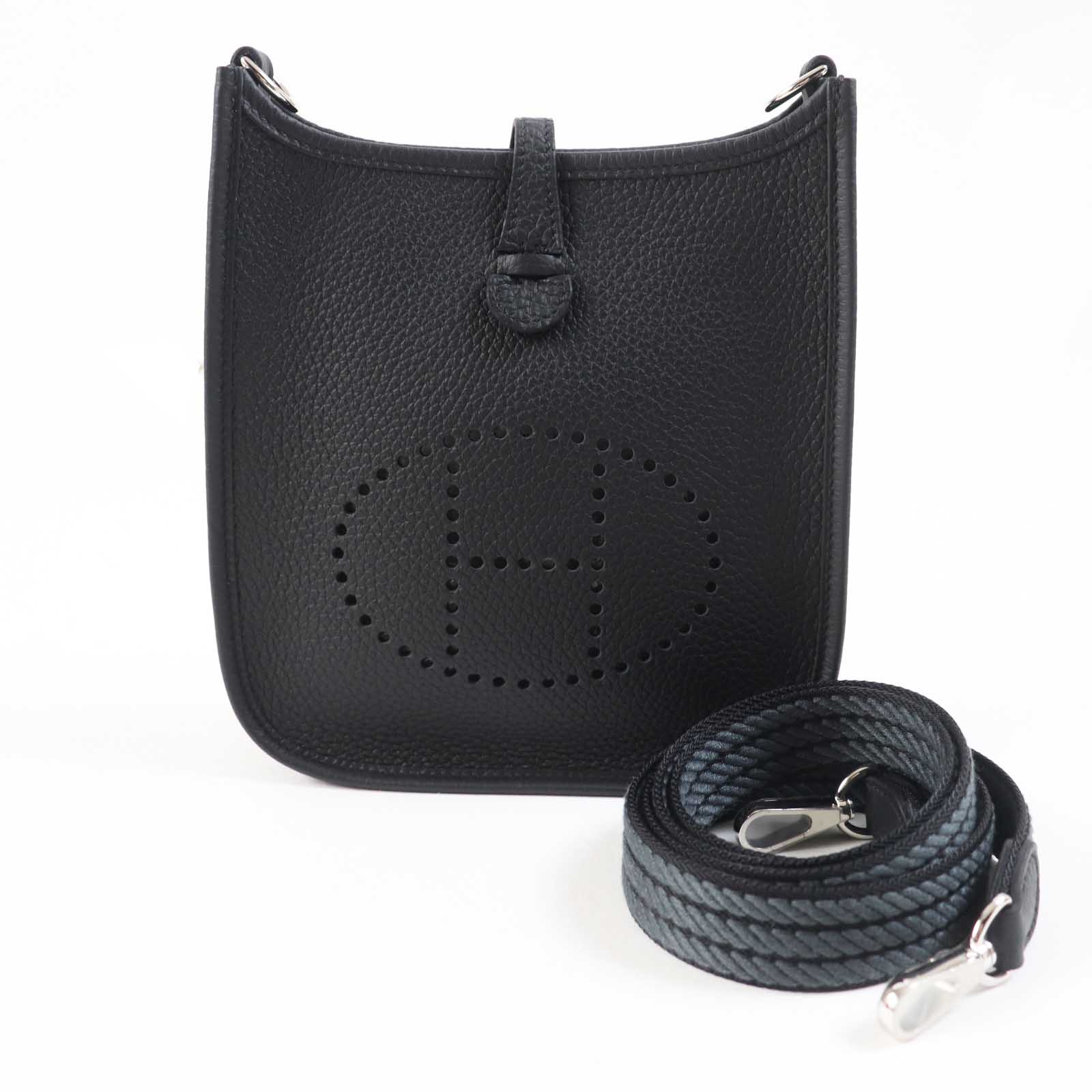 Hermes Evelyn TPM Shoulder Bag Black