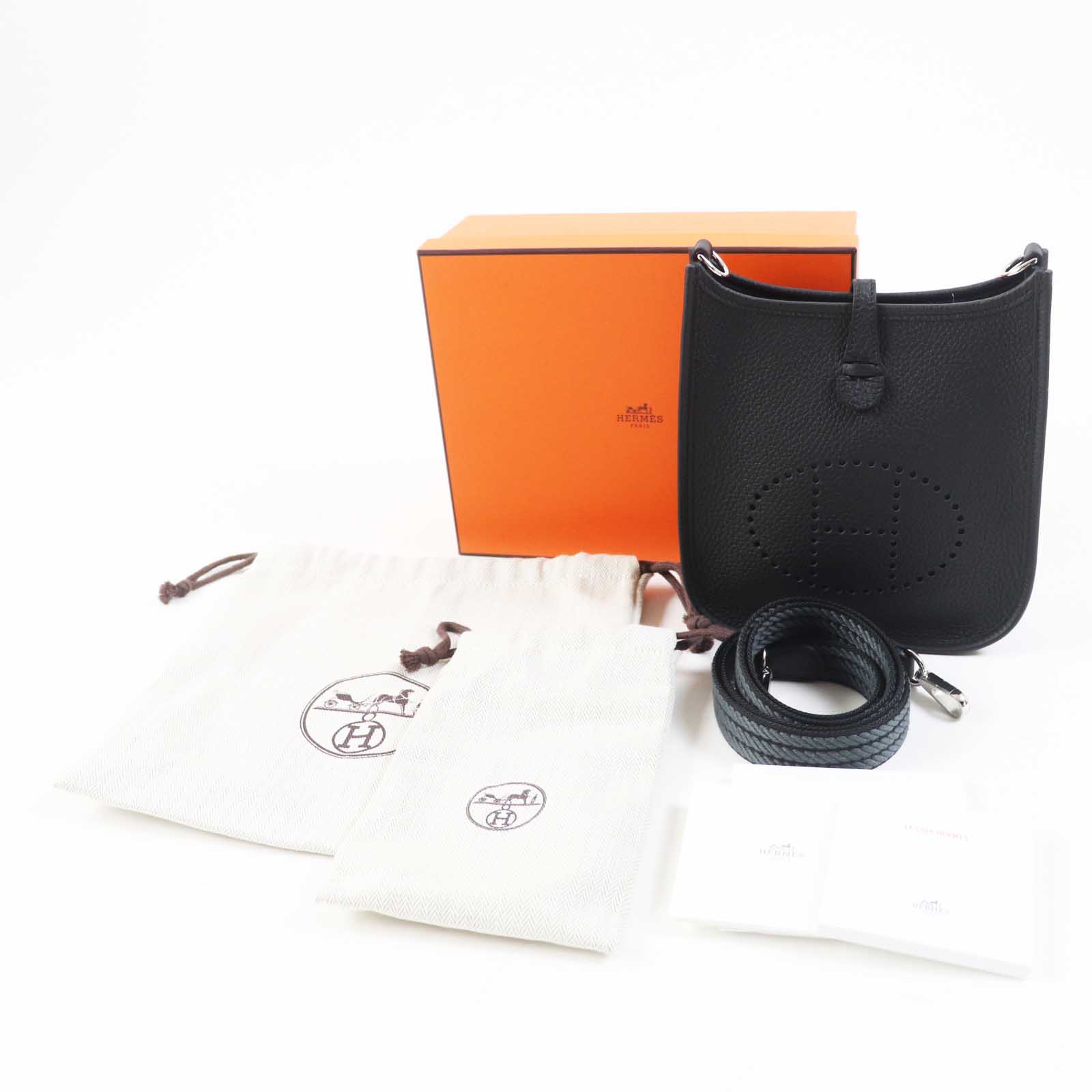 Hermes Evelyn TPM Shoulder Bag Black