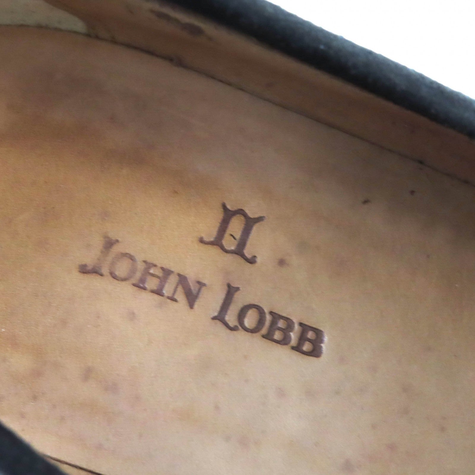 John Lobb Suede Leather Loafers Dark Brown