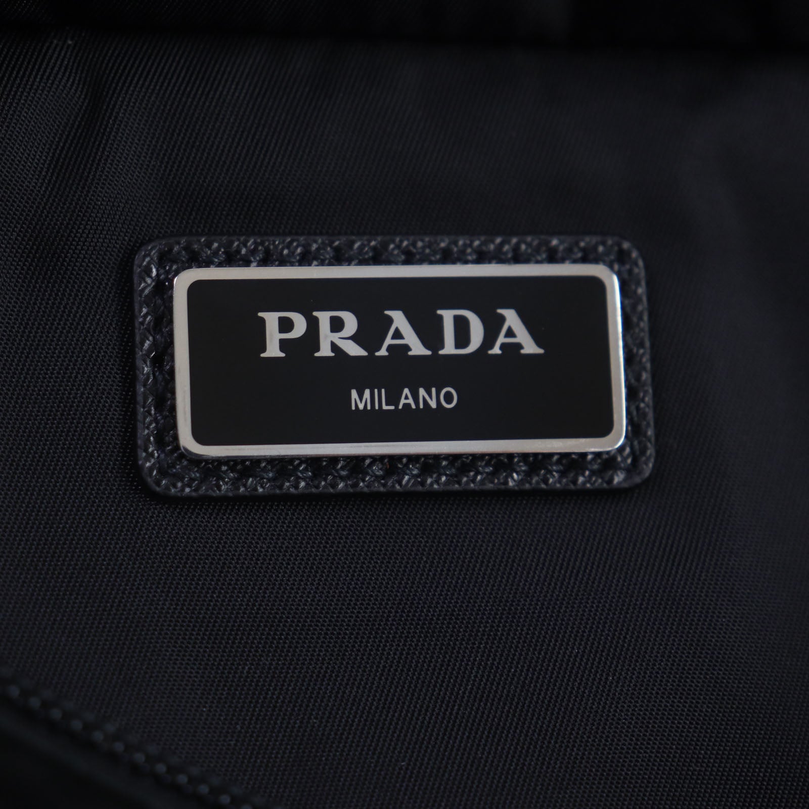 Prada Nylon Saffiano Leather Waist Bag