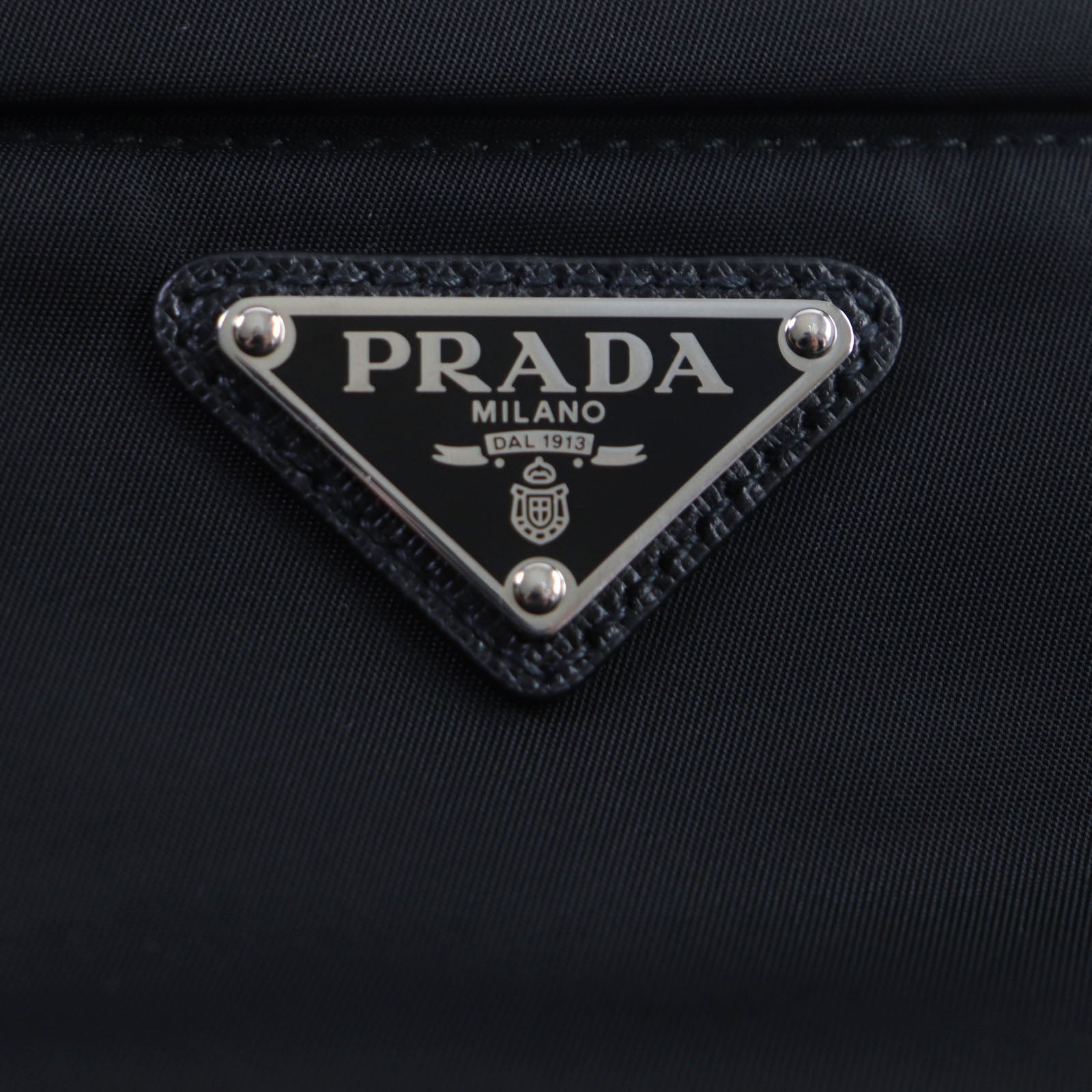 Prada Nylon Saffiano Leather Waist Bag