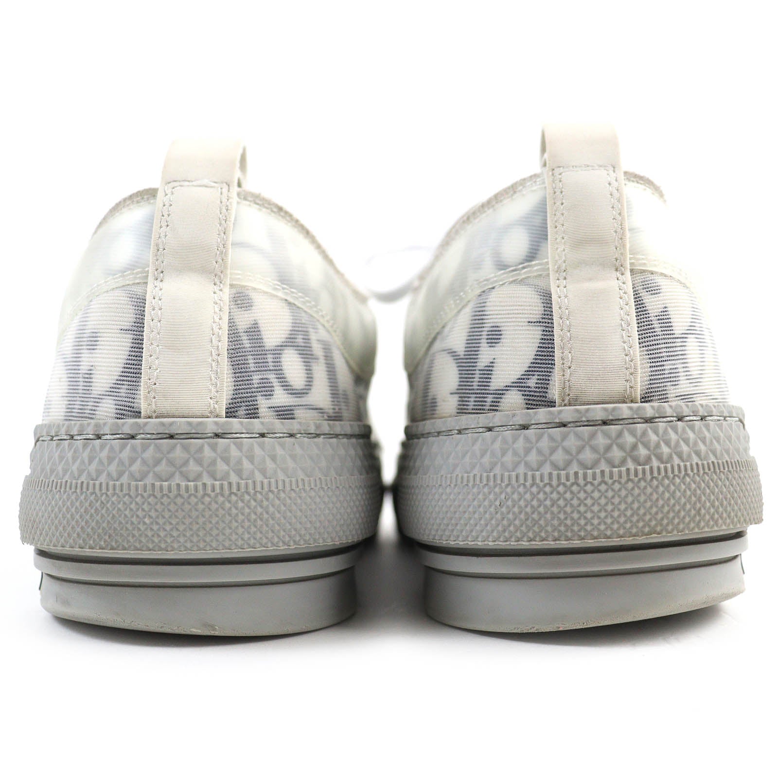 Dior B23 OBLIQUE Logo Sneakers Gray White 41