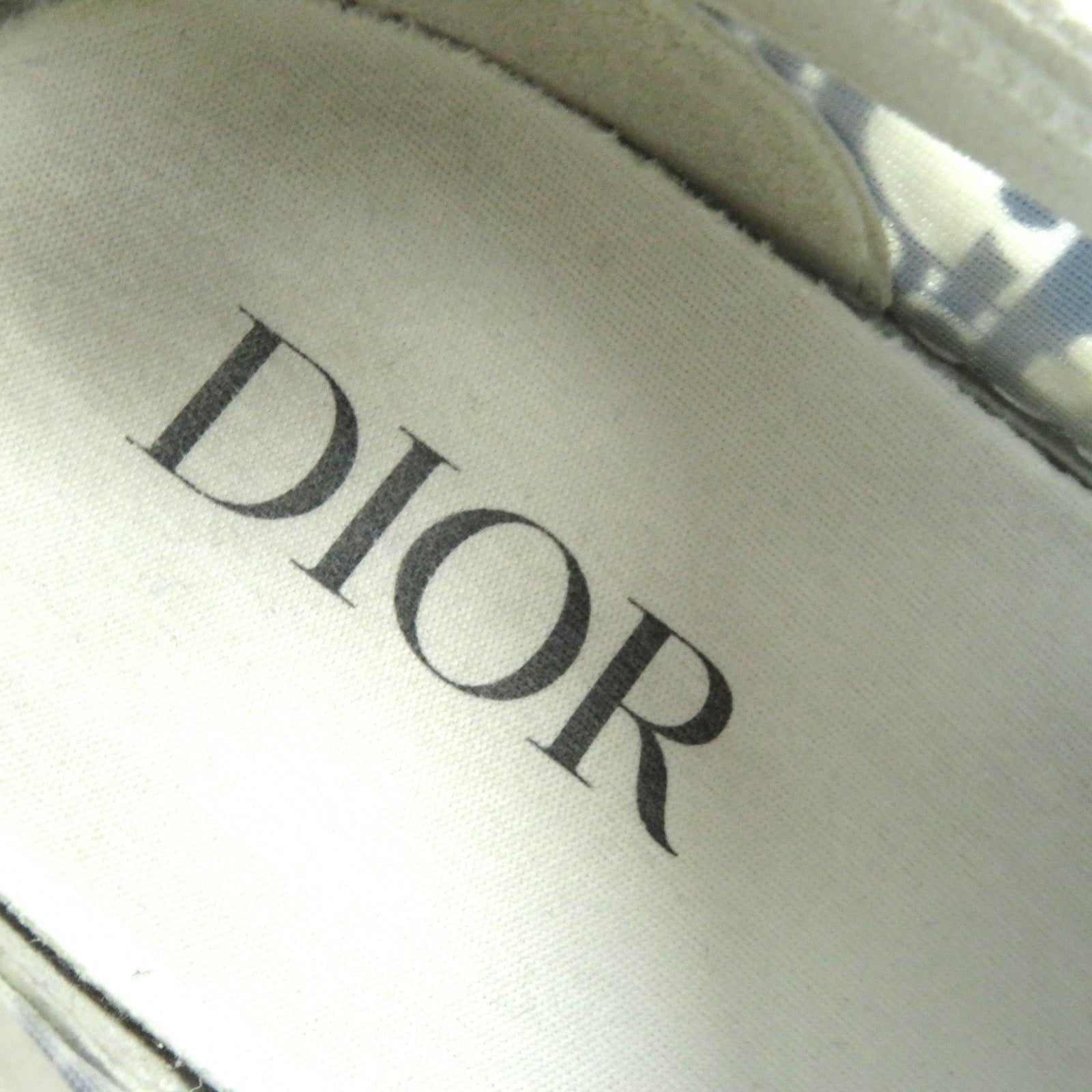 Dior B23 OBLIQUE Logo Sneakers Gray White 41