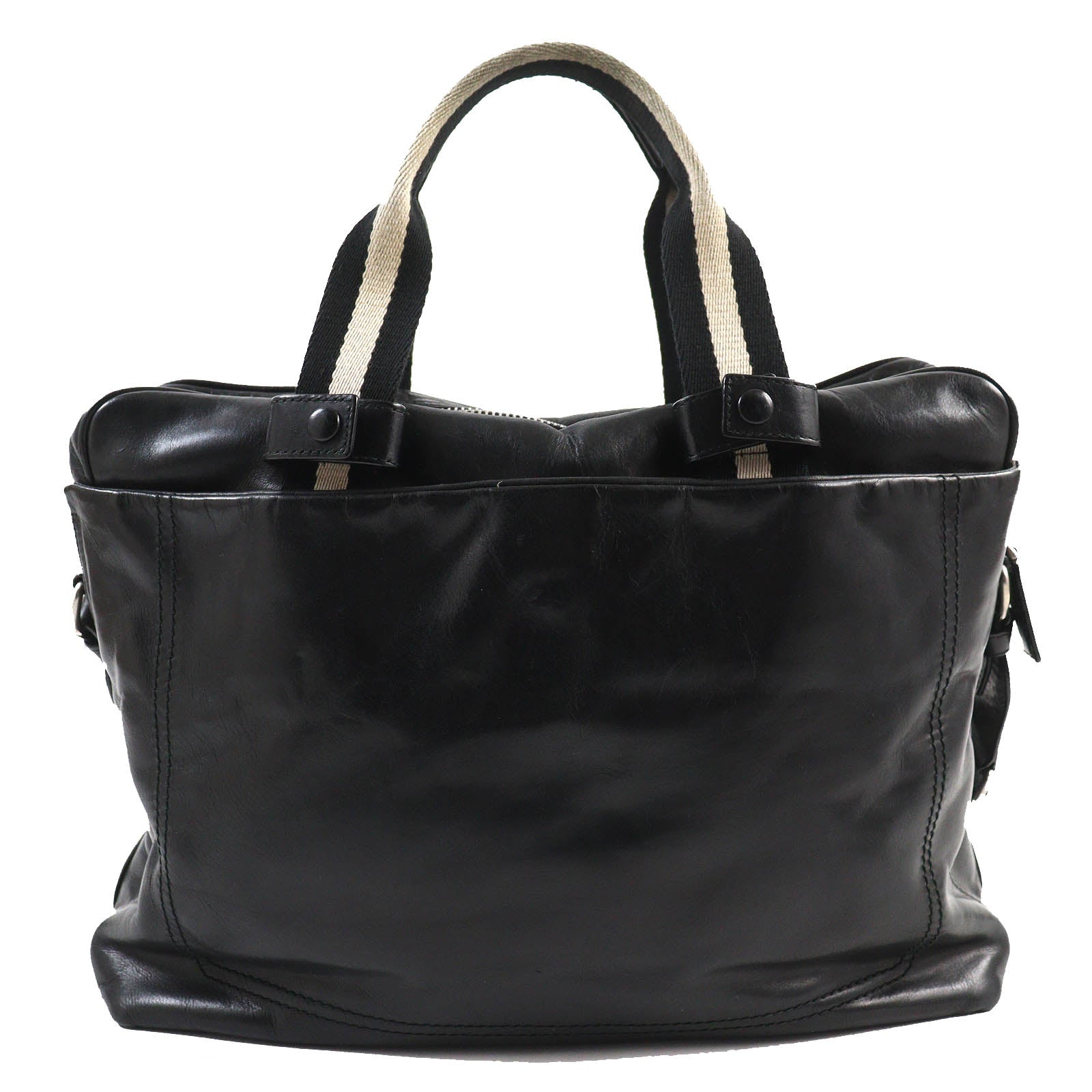 Bally Trainspotting 2WAY Leather Canvas Bag