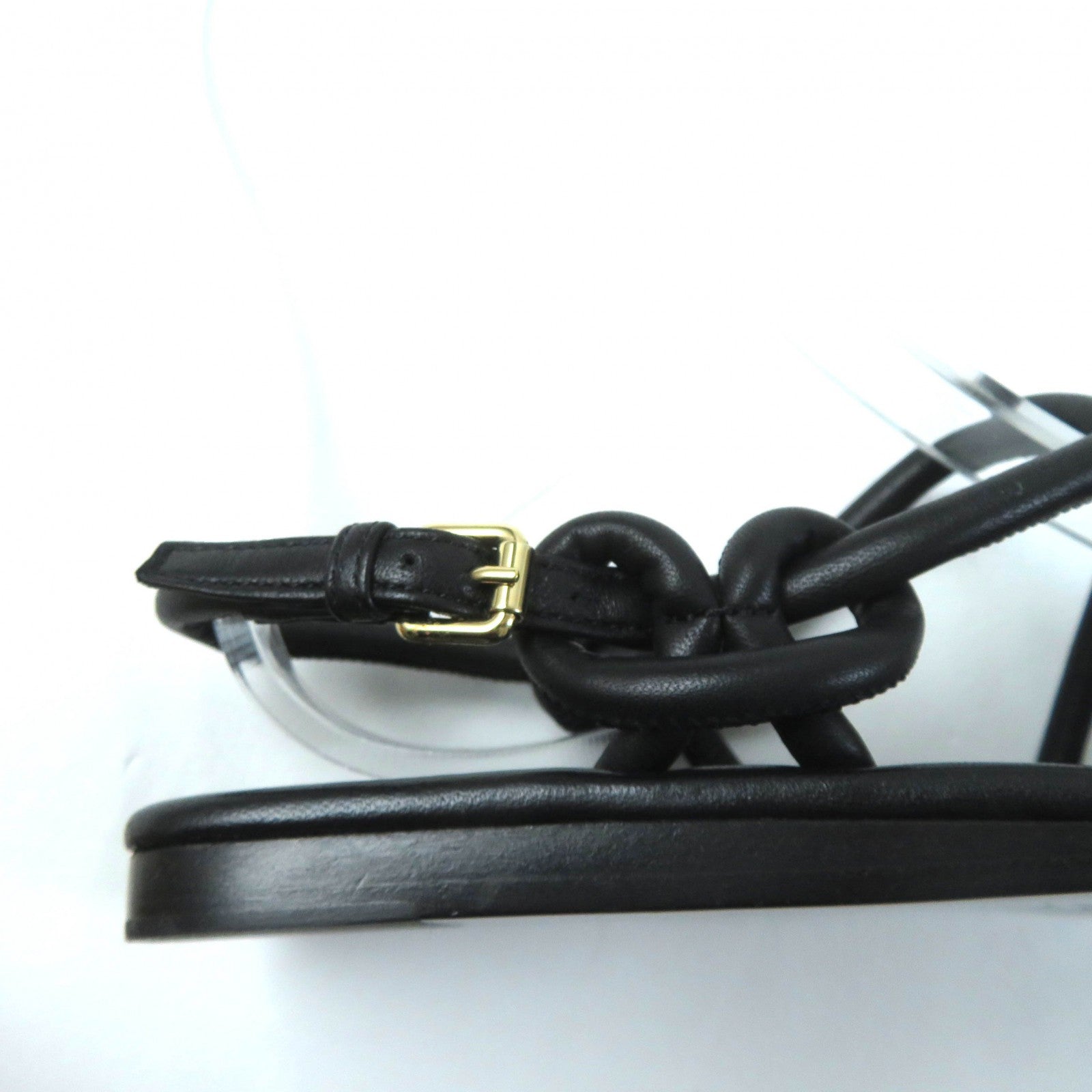 Louis Vuitton Leather Ankle Strap Flats