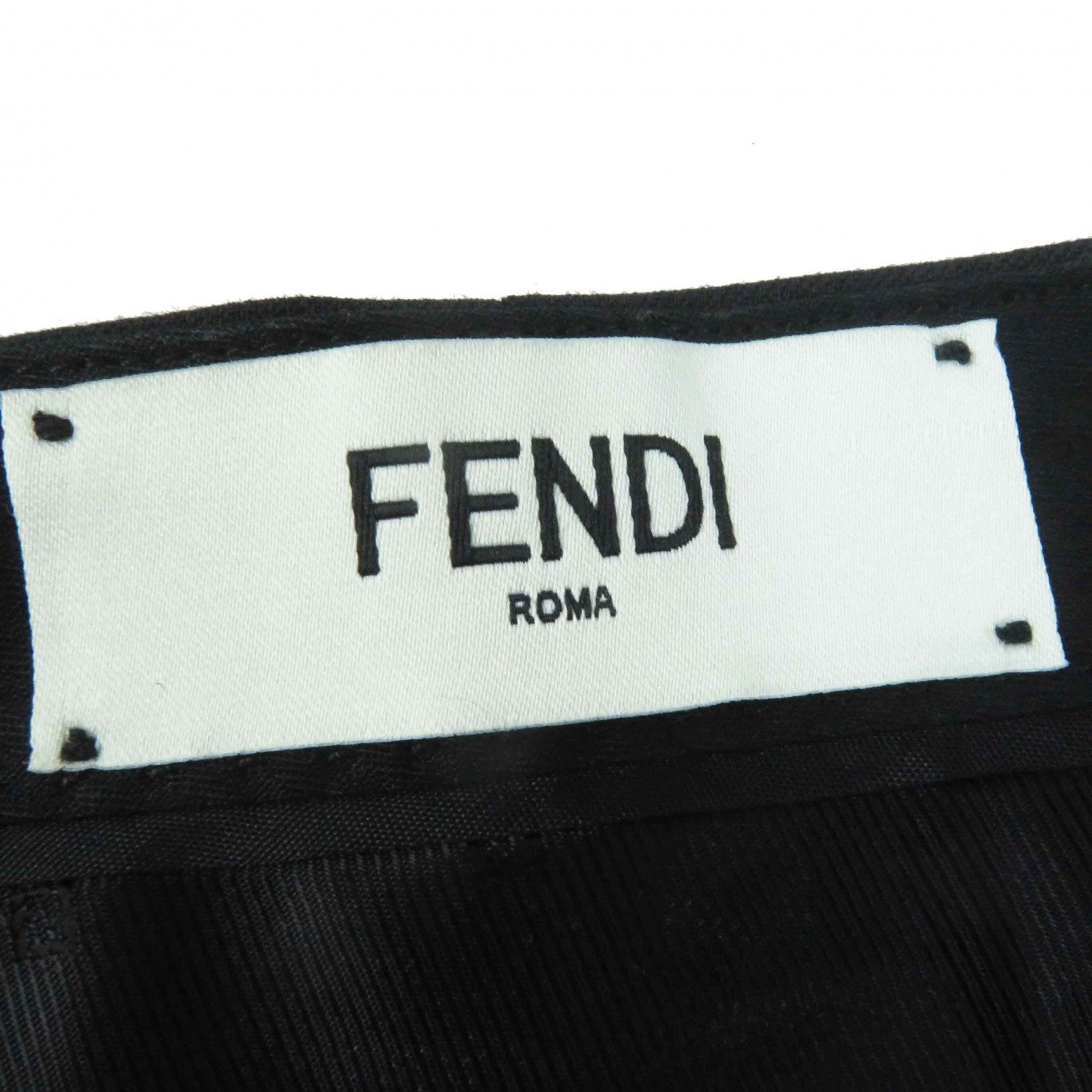 Fendi Women's Long Pants Black FR6338