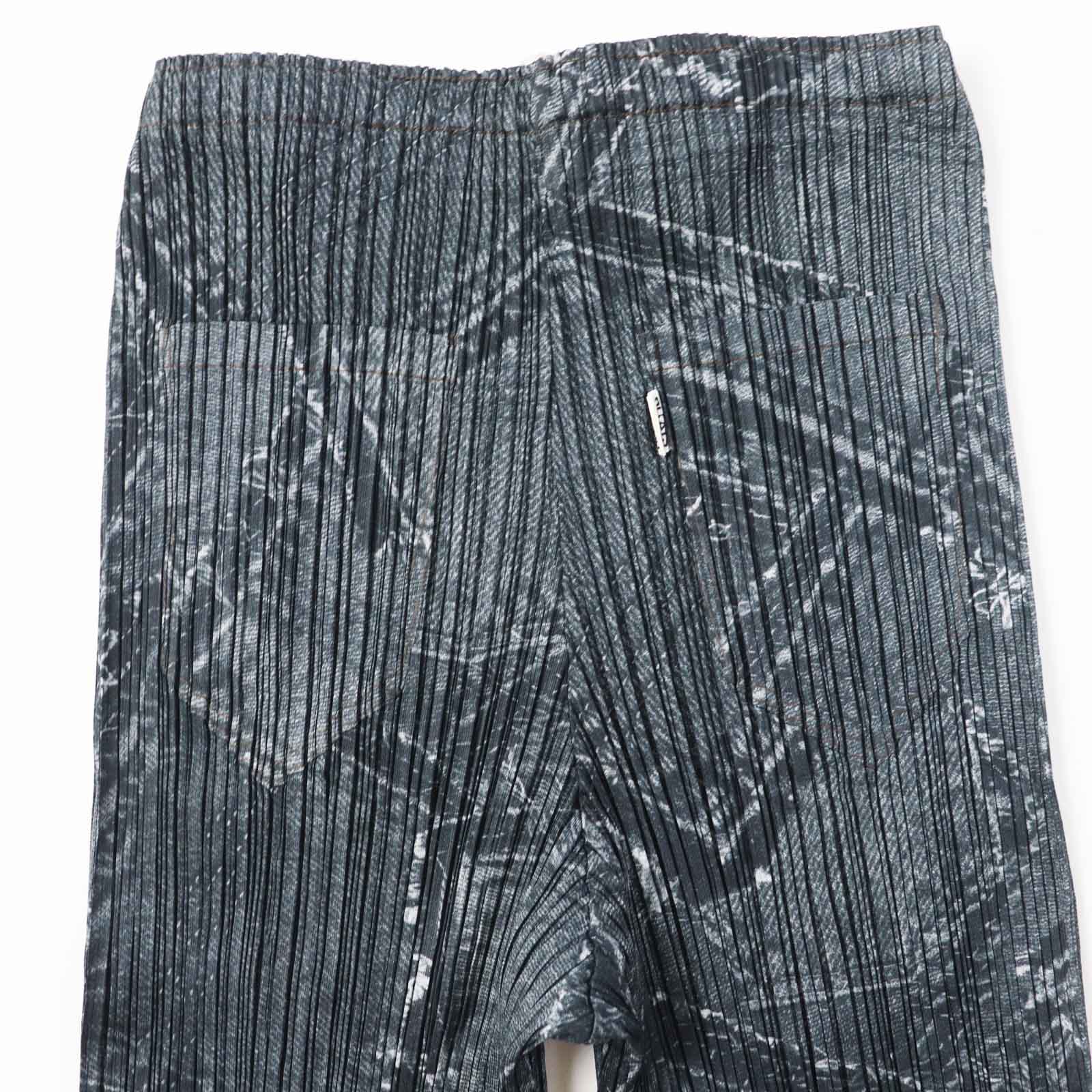 Polyester Flare Pants Charcoal Gray Women