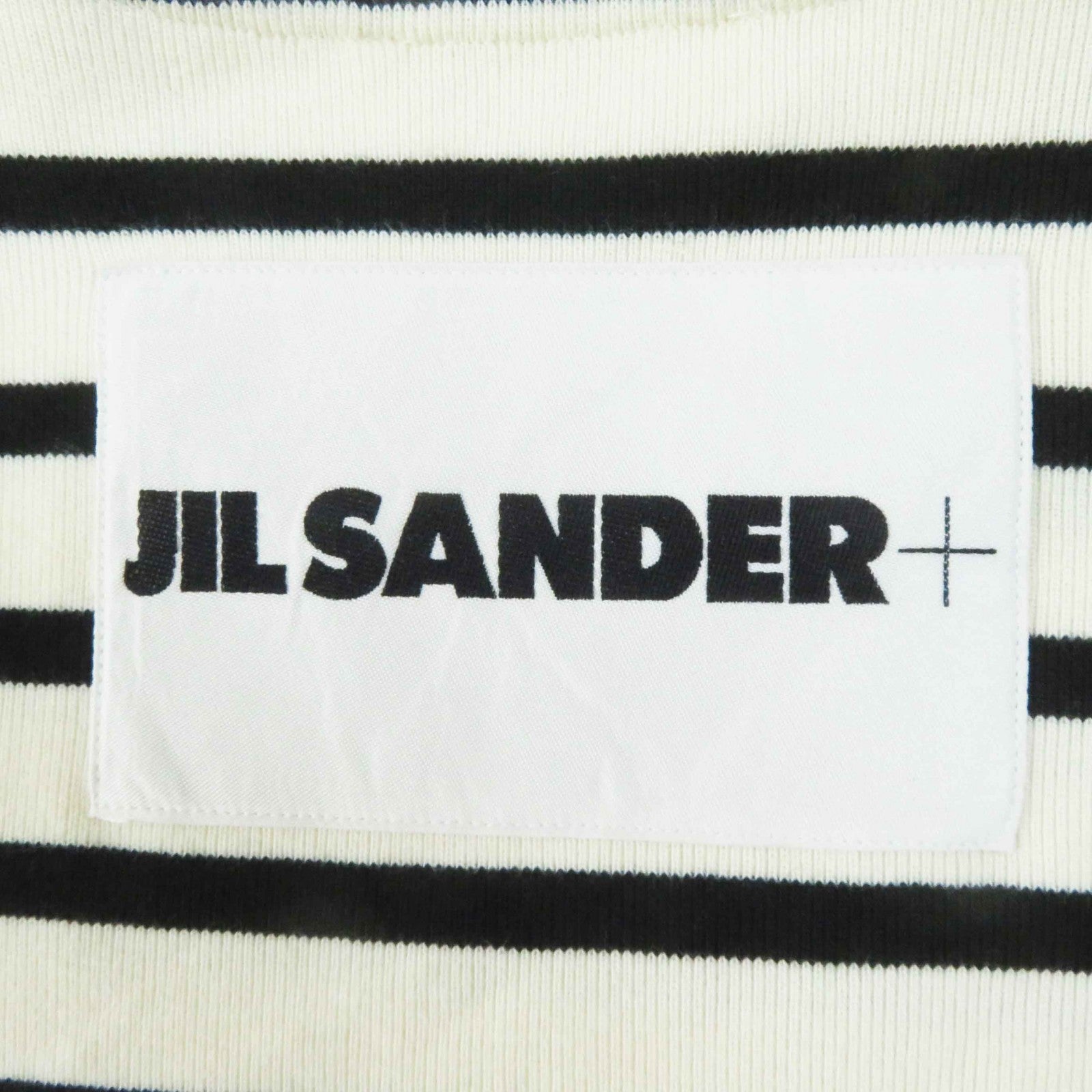 Jil Sander Cotton Border Pattern Top XS