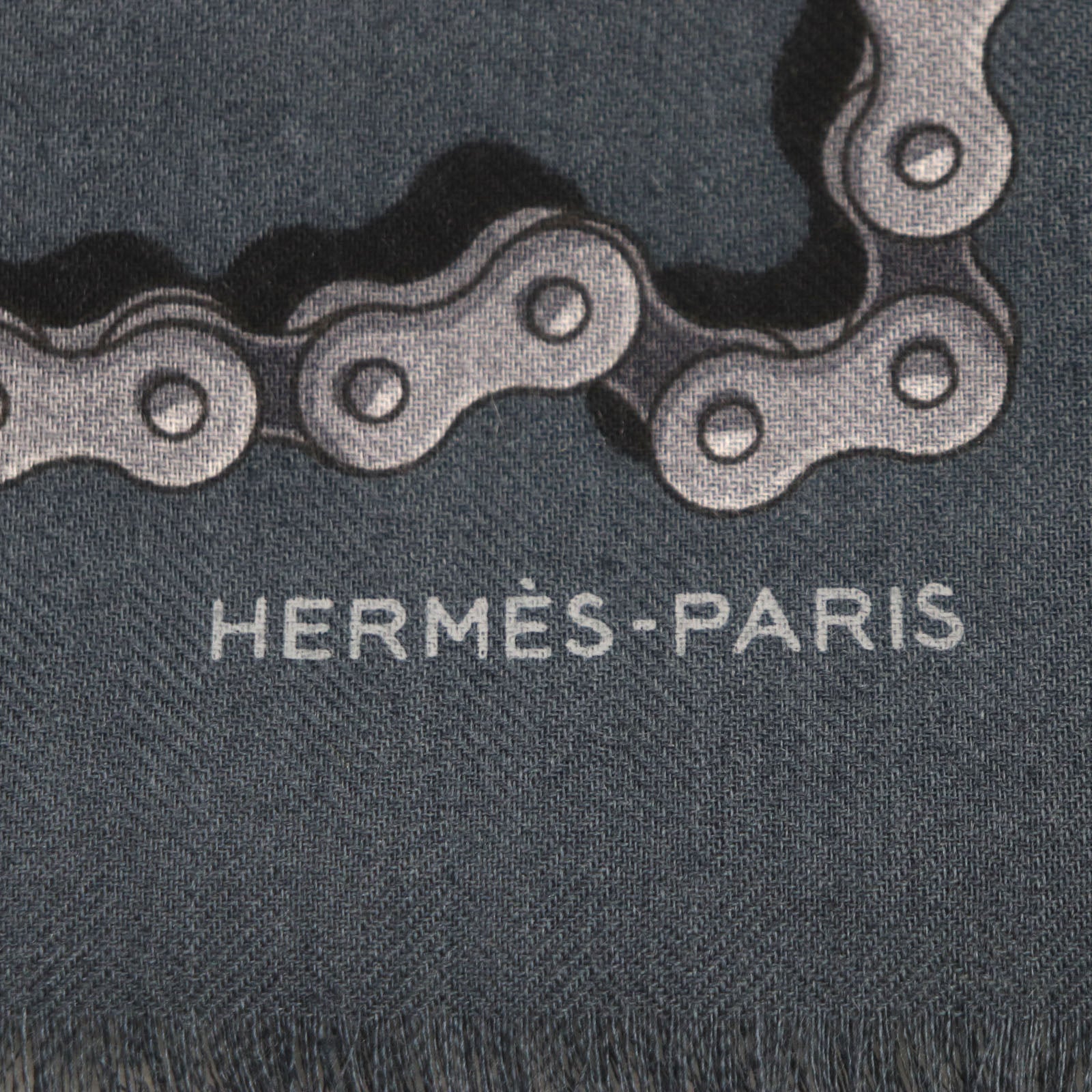 HERMES Cheval Dechaine Cashmere Silk Shawl