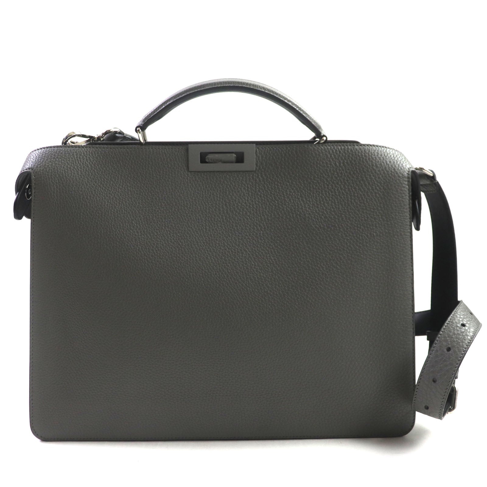 Fendi Peekaboo ISee Medium Bicolor 2WAY Briefcase