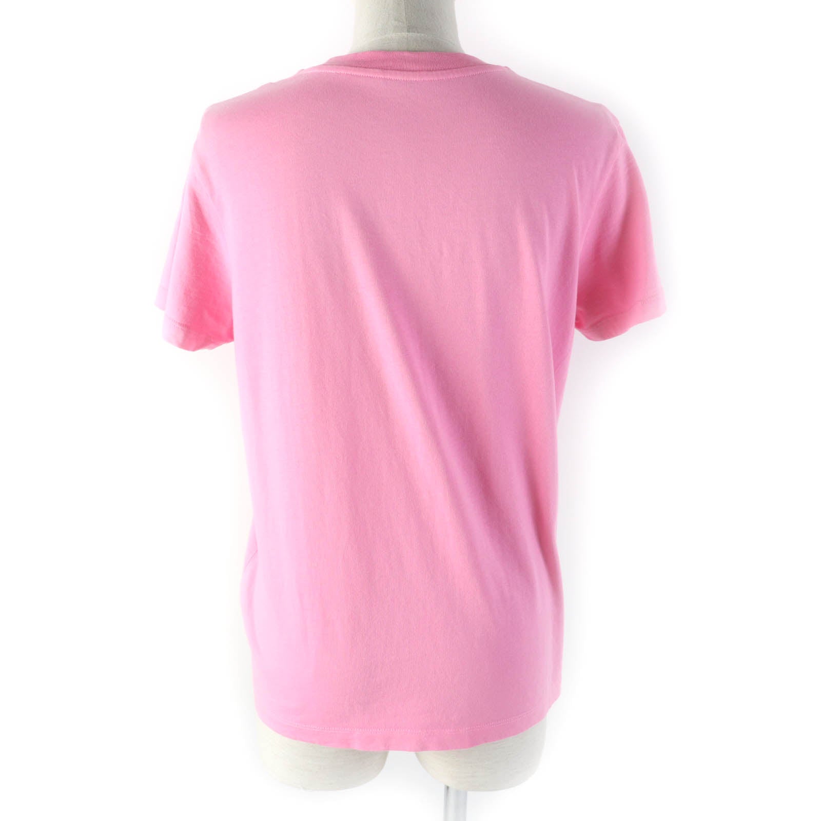 Moncler Cotton Crew Neck T-Shirt Pink XS